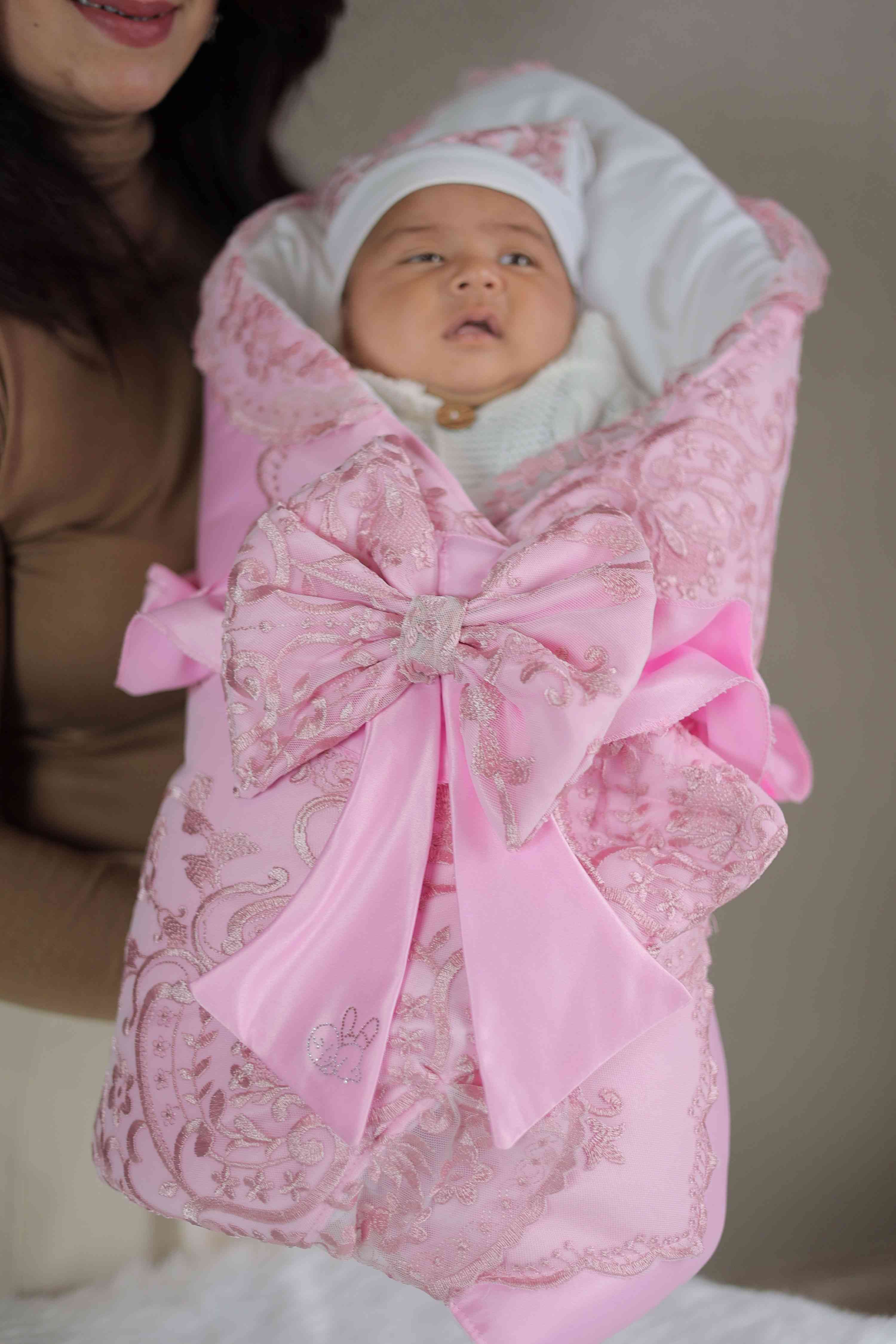 Blush Elegance Baby Drape Set