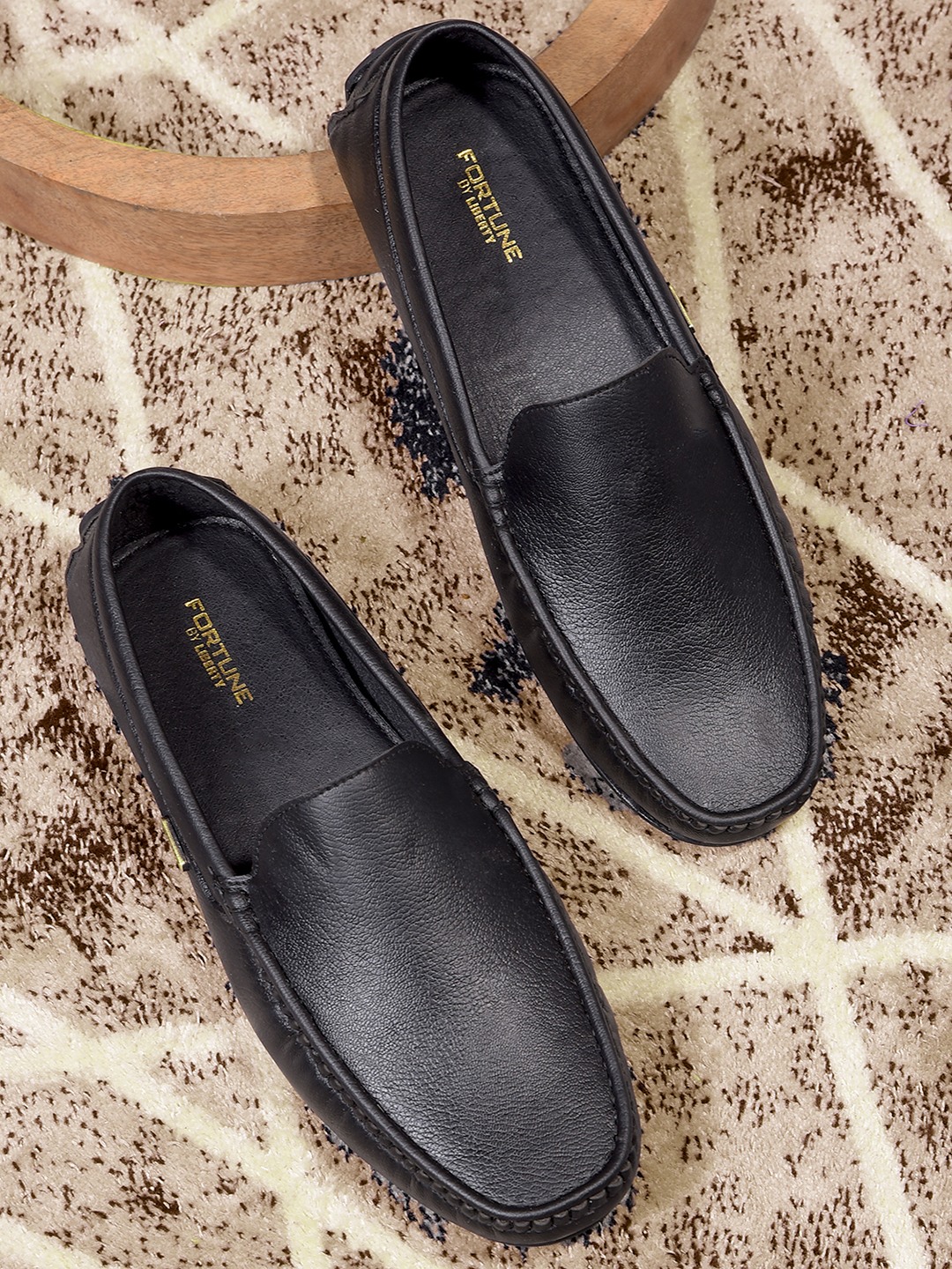 Liberty Fortune Ask 2E Mens Black Casual Shoes