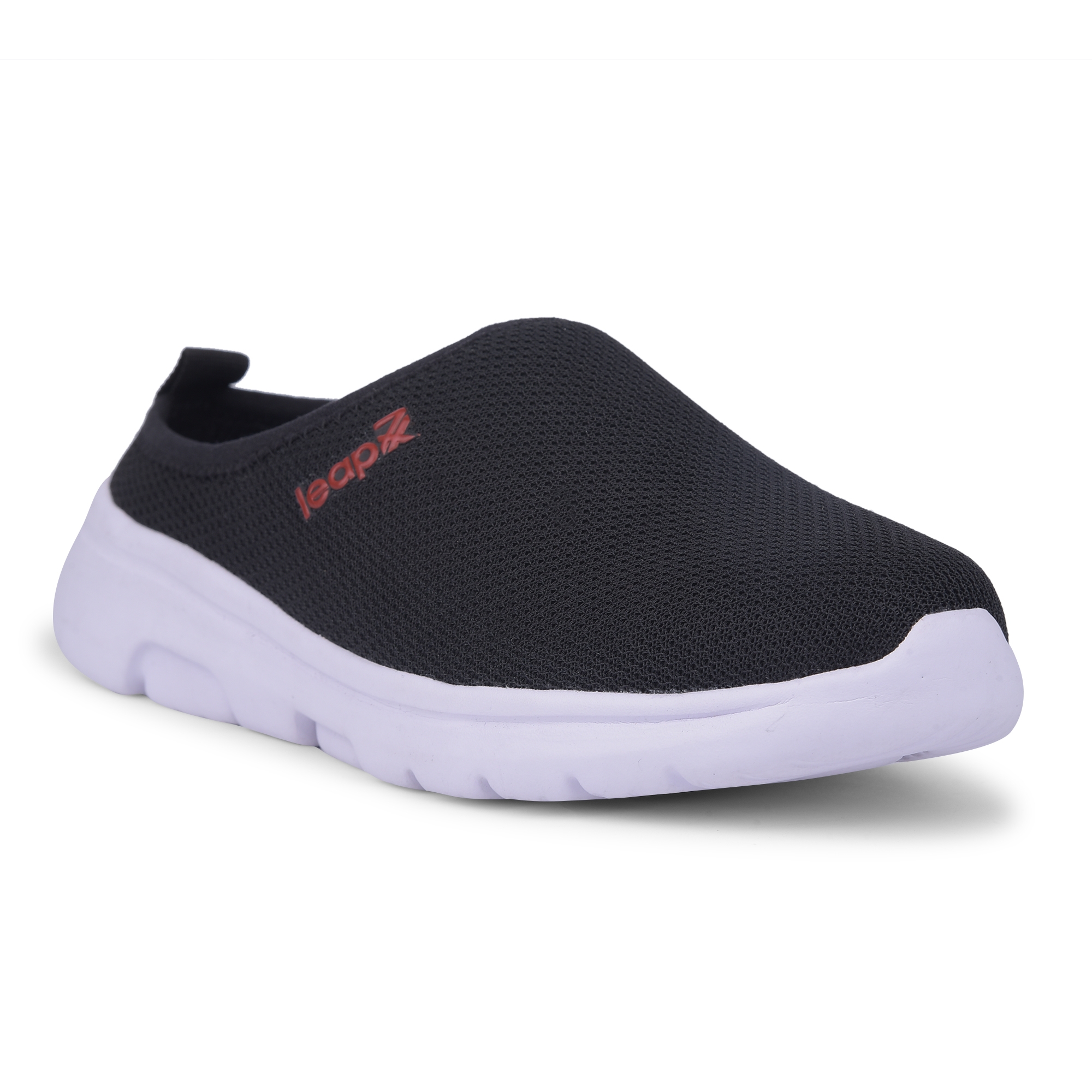 Women's LEAP7X Black Solid Casual Slip on Shoes
