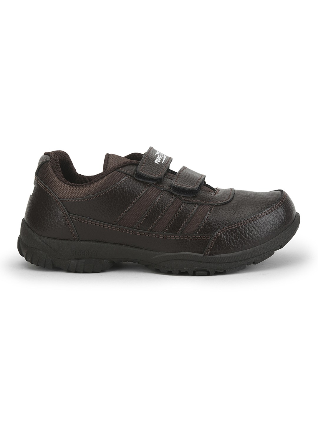Force 10 by Liberty 8151-18VEL Brown School Shoes for Kids