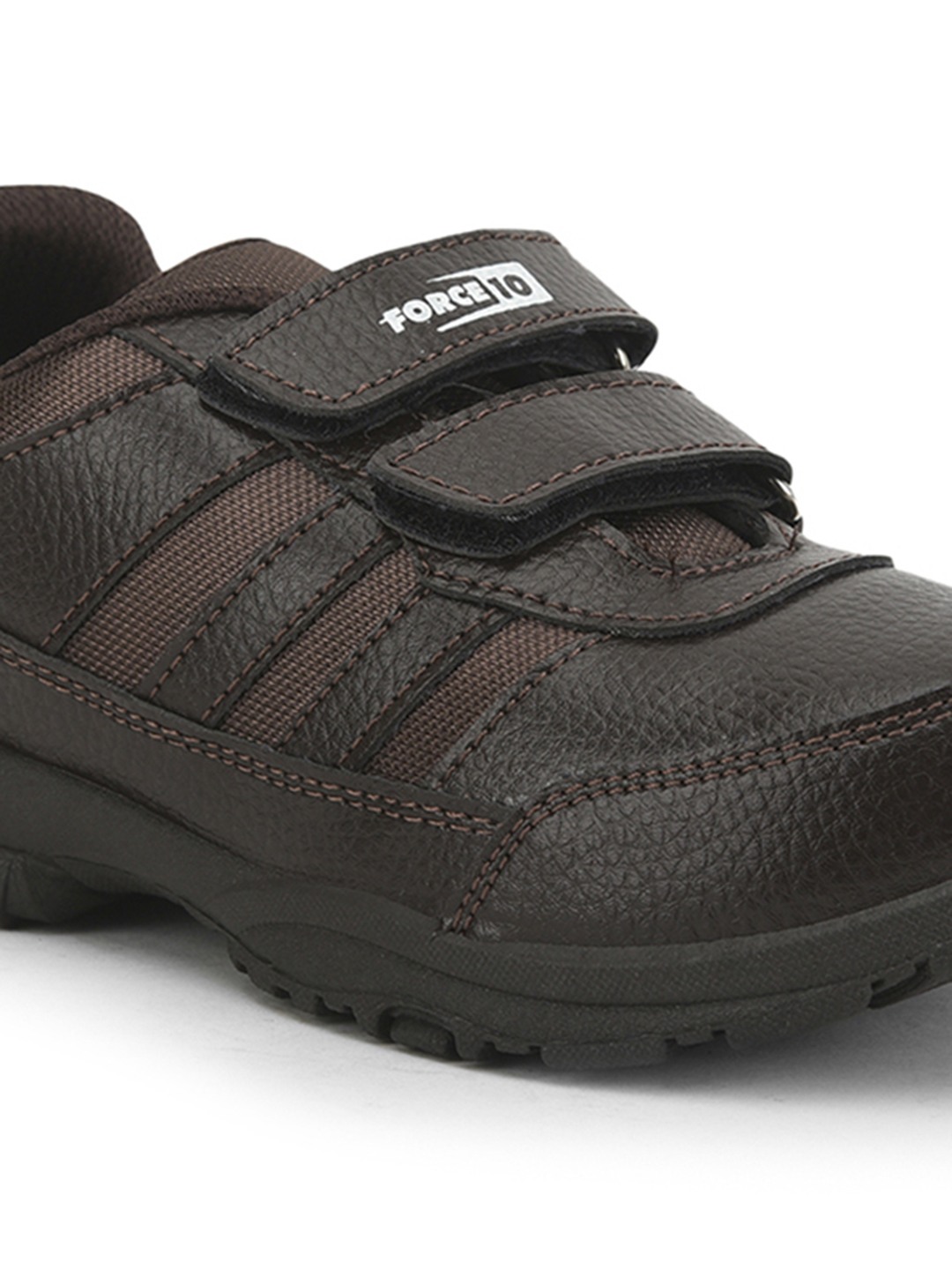 Force 10 by Liberty 8151-18VEL Brown School Shoes for Kids