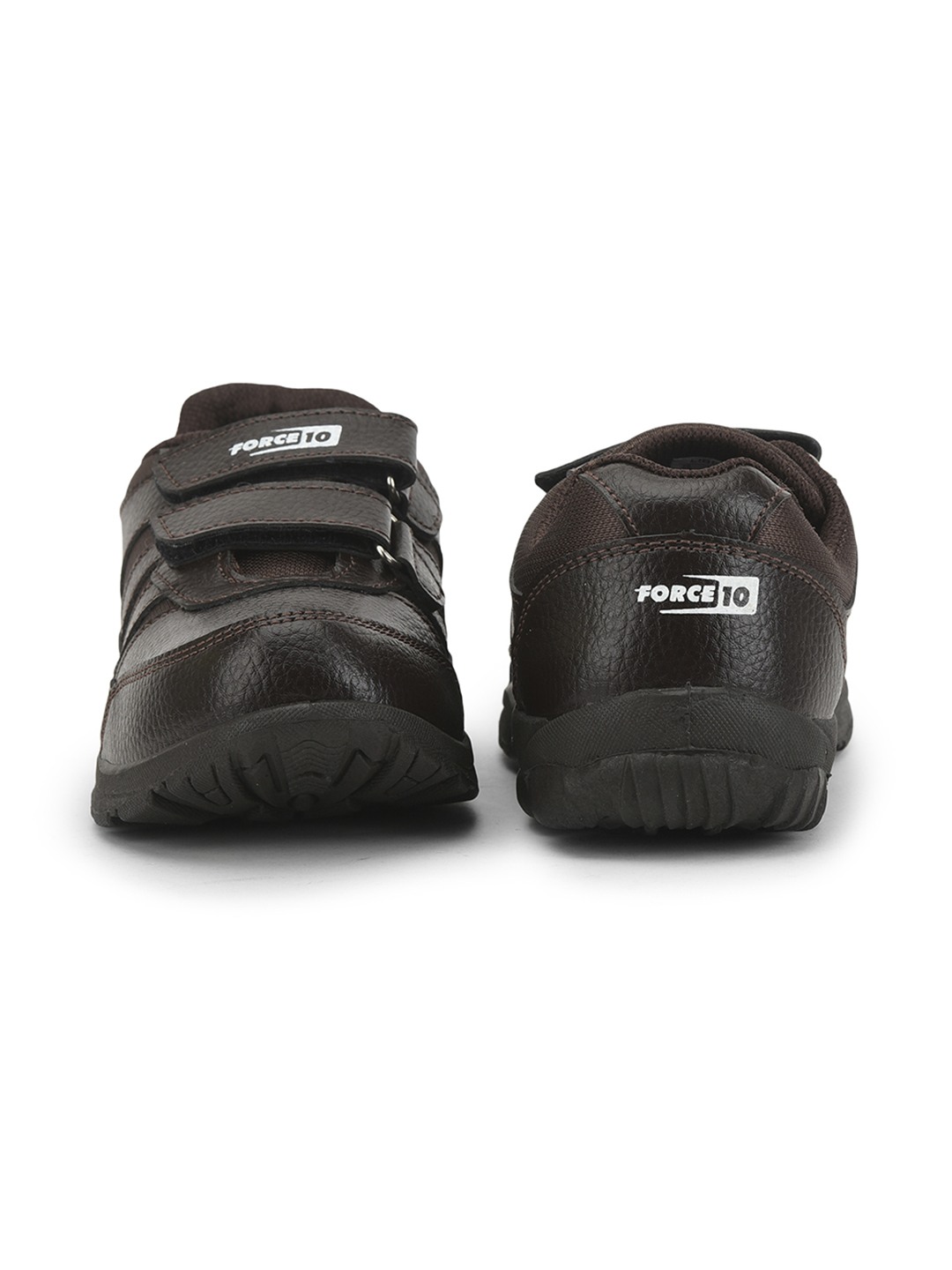Force 10 by Liberty 8151-18VEL Brown School Shoes for Kids