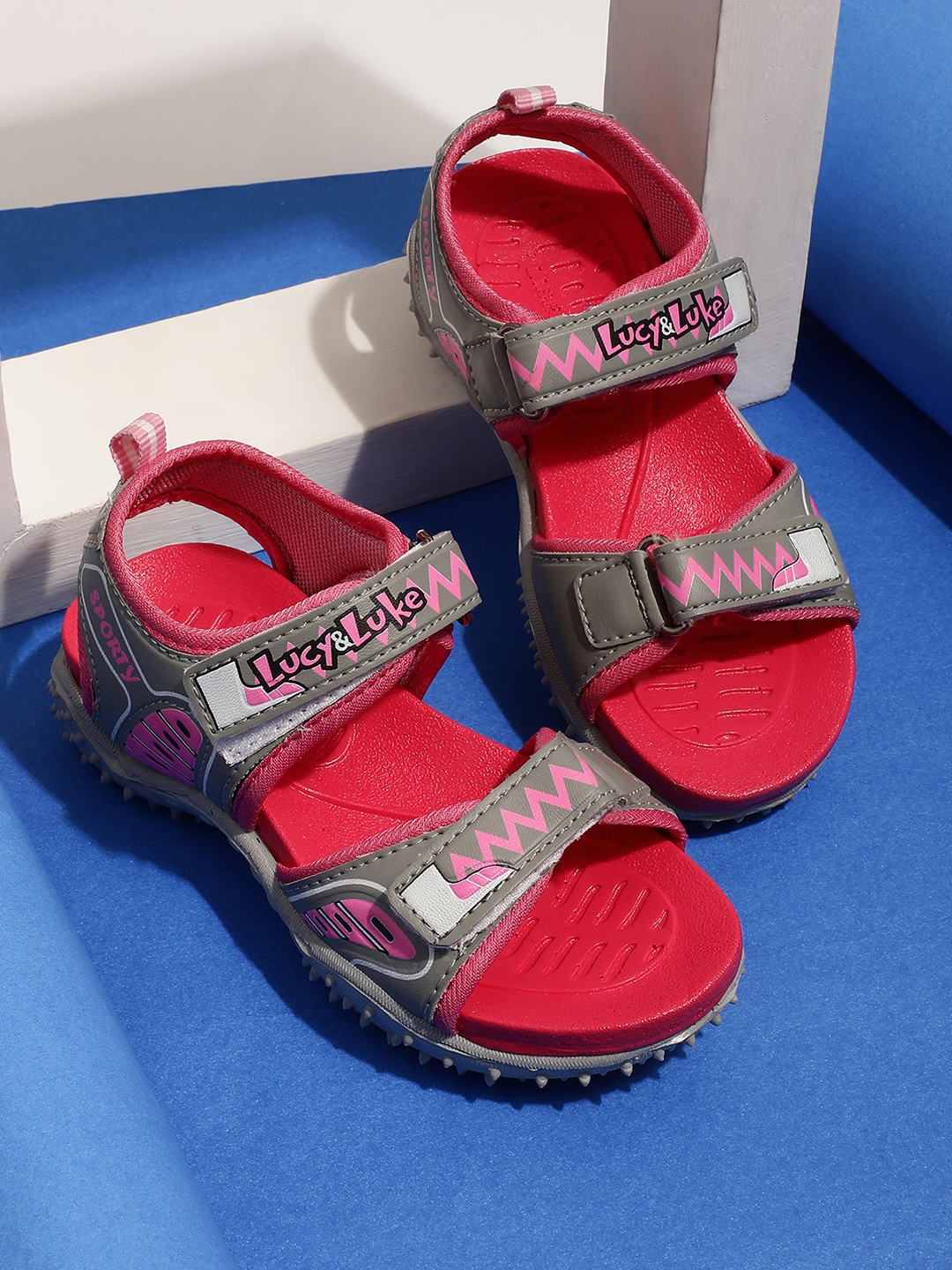 Lucy & Luke by Liberty ASPIRE Pink Sandals for Kids