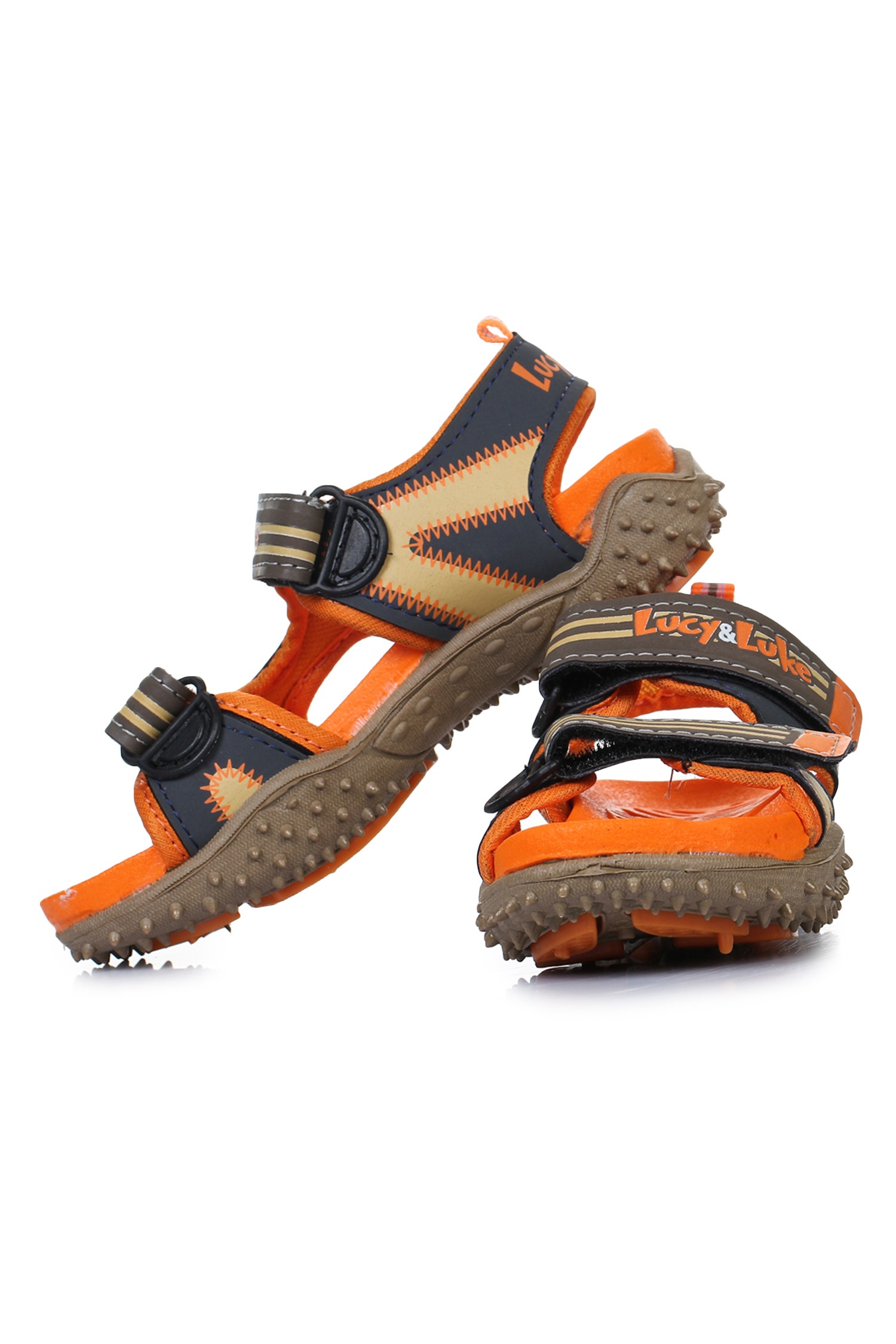 Lucy Luke by Liberty BEN 10 Orange Sandals for Kids