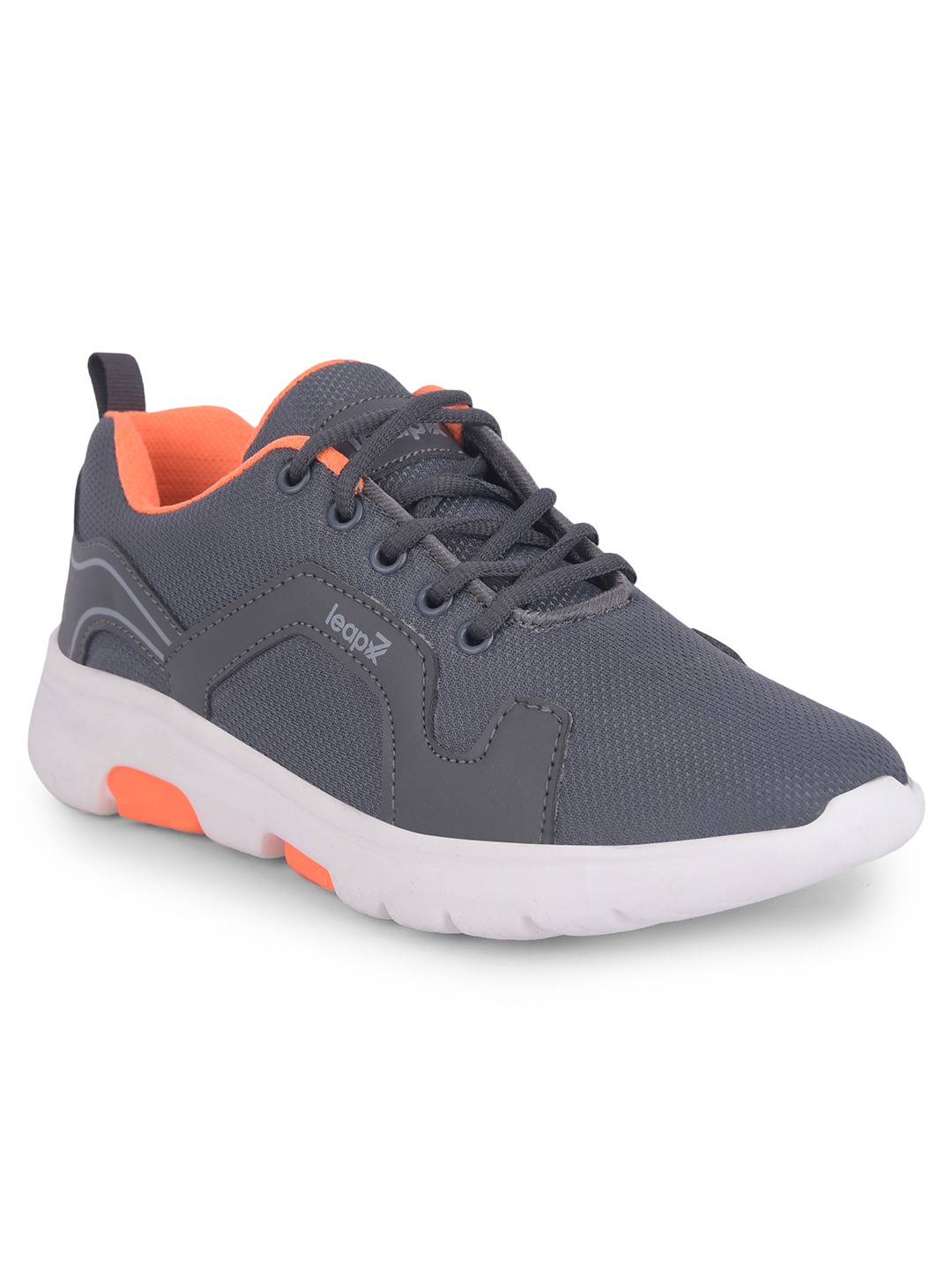 LEAP7X by Liberty ETHAN-EL Grey Sports Shoes for Kids