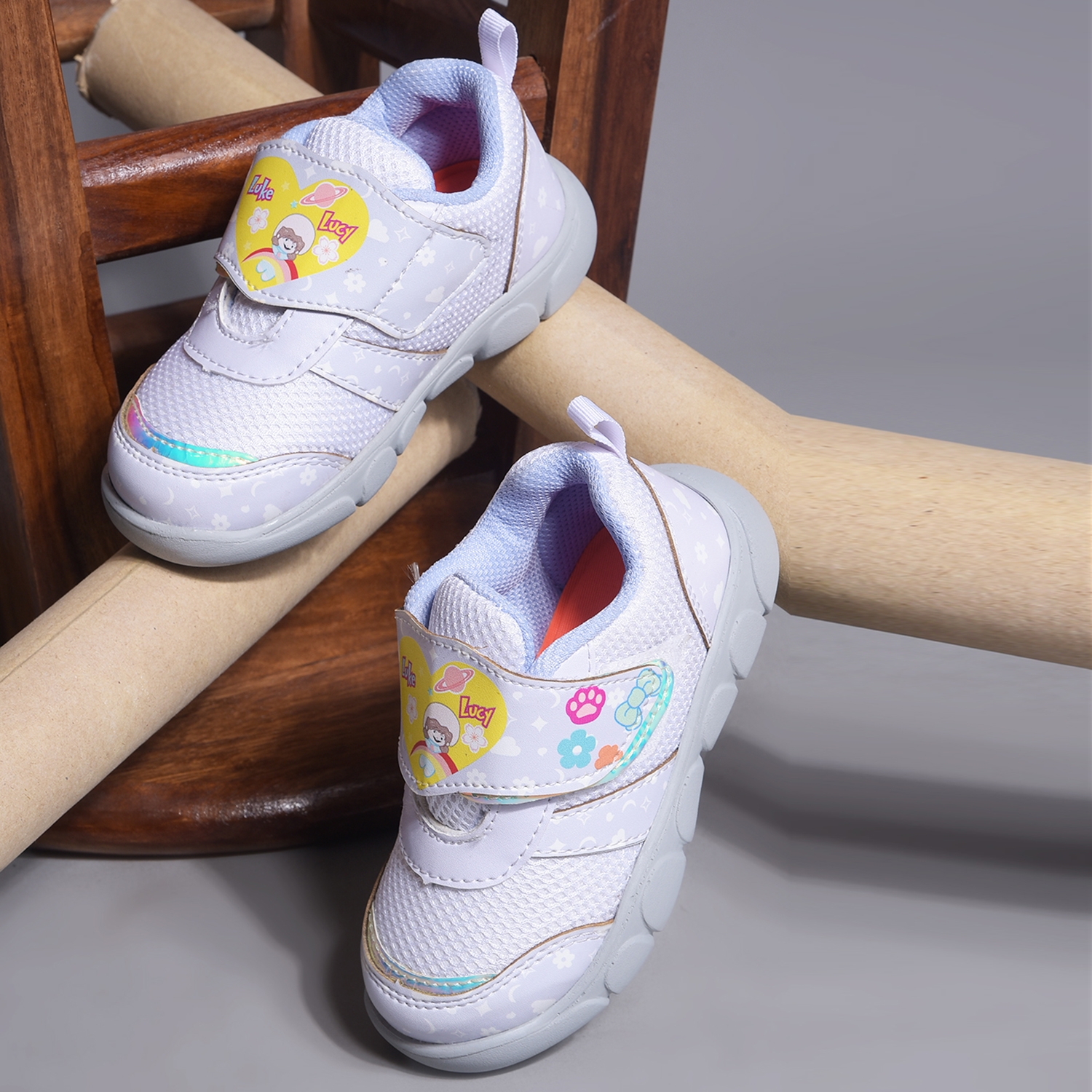 Lucy & Luke by Liberty FLYNN-44 Purple Casual Shoes for Kids