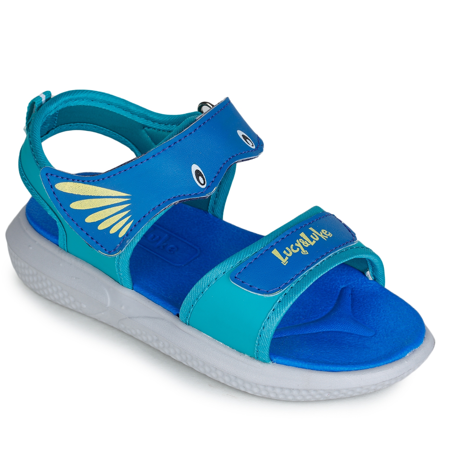 Lucy & Luke by Liberty HIPPO-1 Blue Sandals for Kids