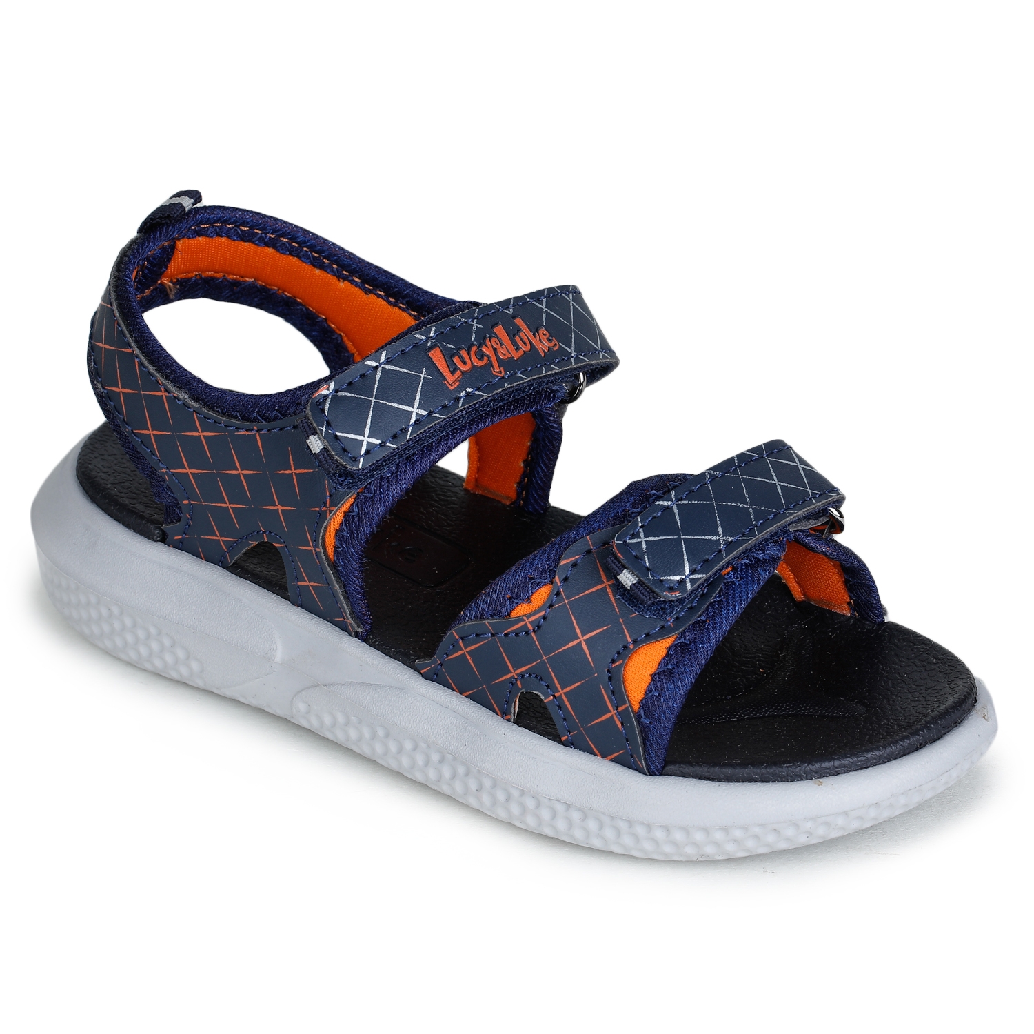 Lucy & Luke by Liberty HIPPO-4 Blue Sandals for Kids