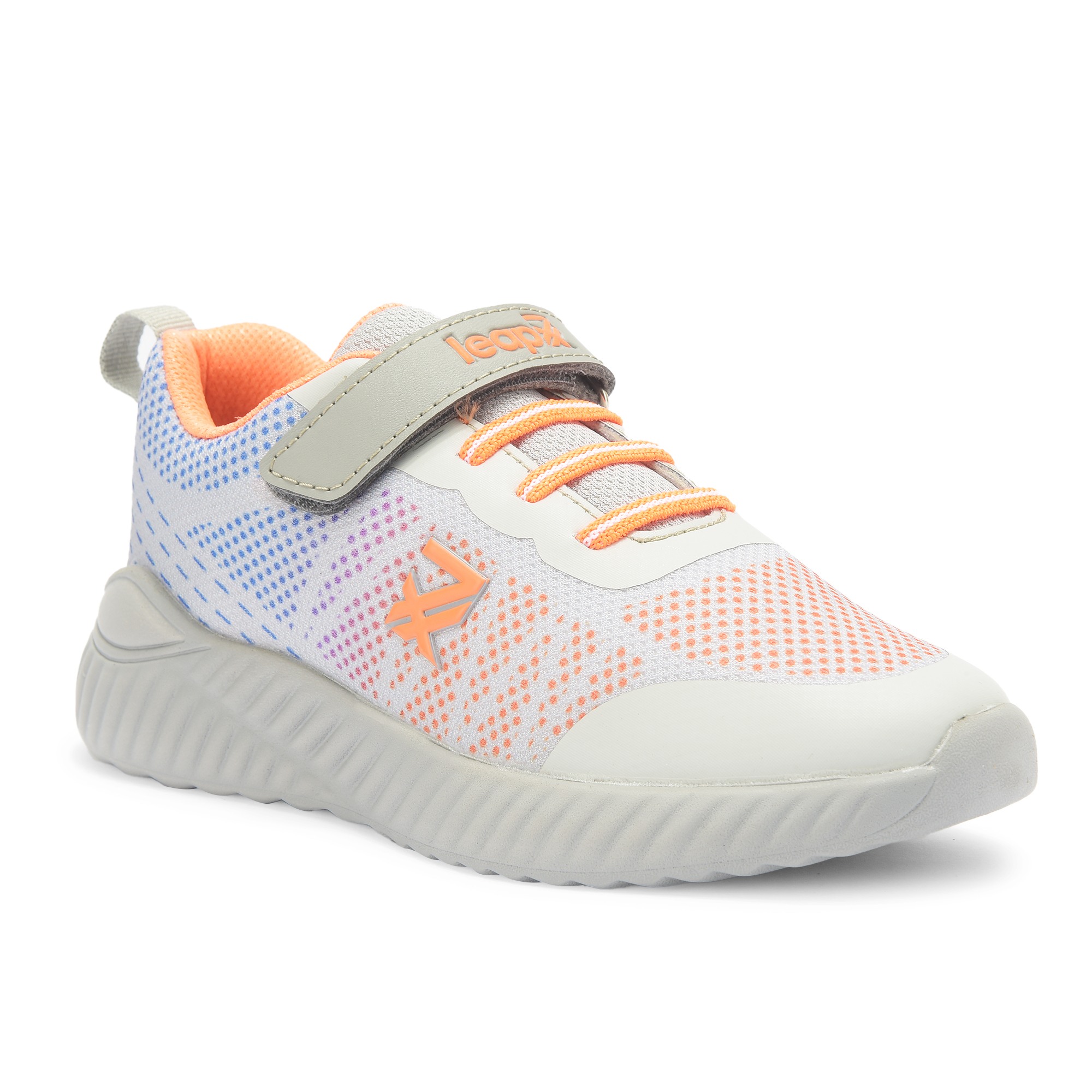 LEAP7X by Liberty Kids NITKID-4E L.Grey Running Shoes