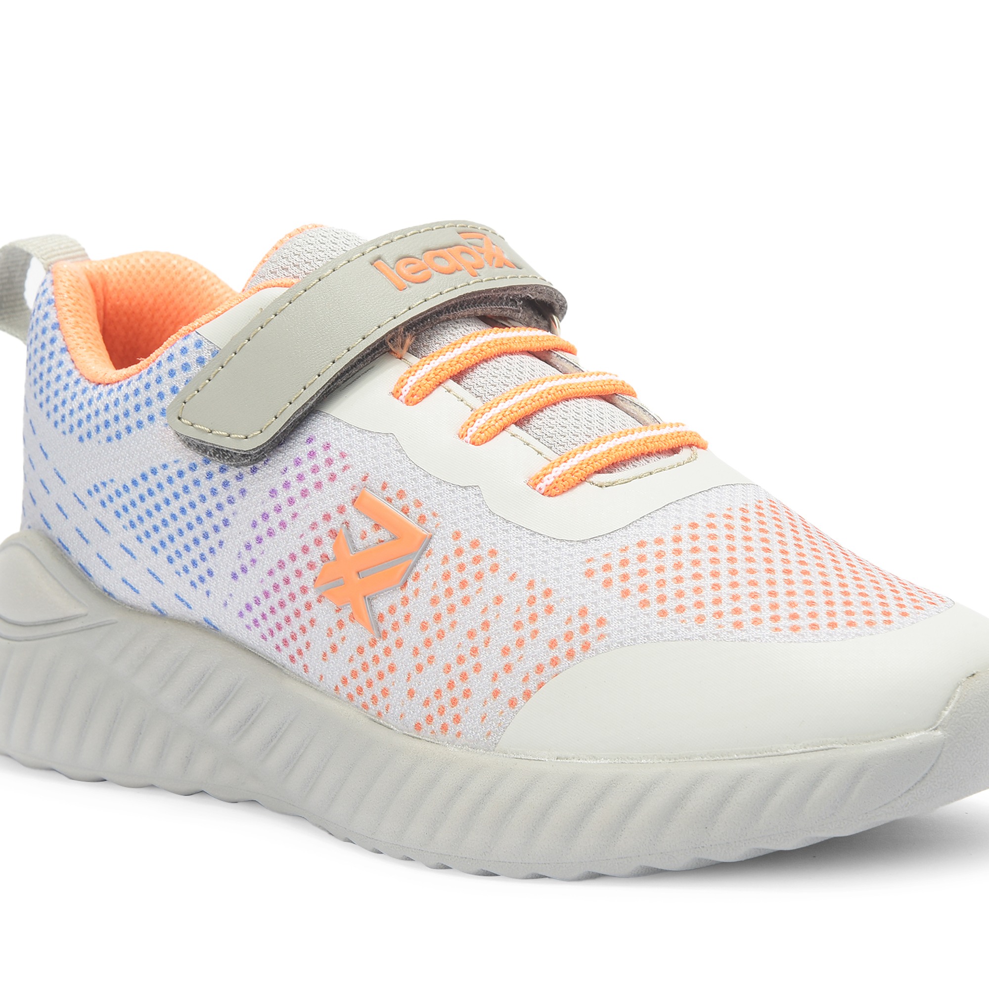 LEAP7X by Liberty Kids NITKID-4E L.Grey Running Shoes