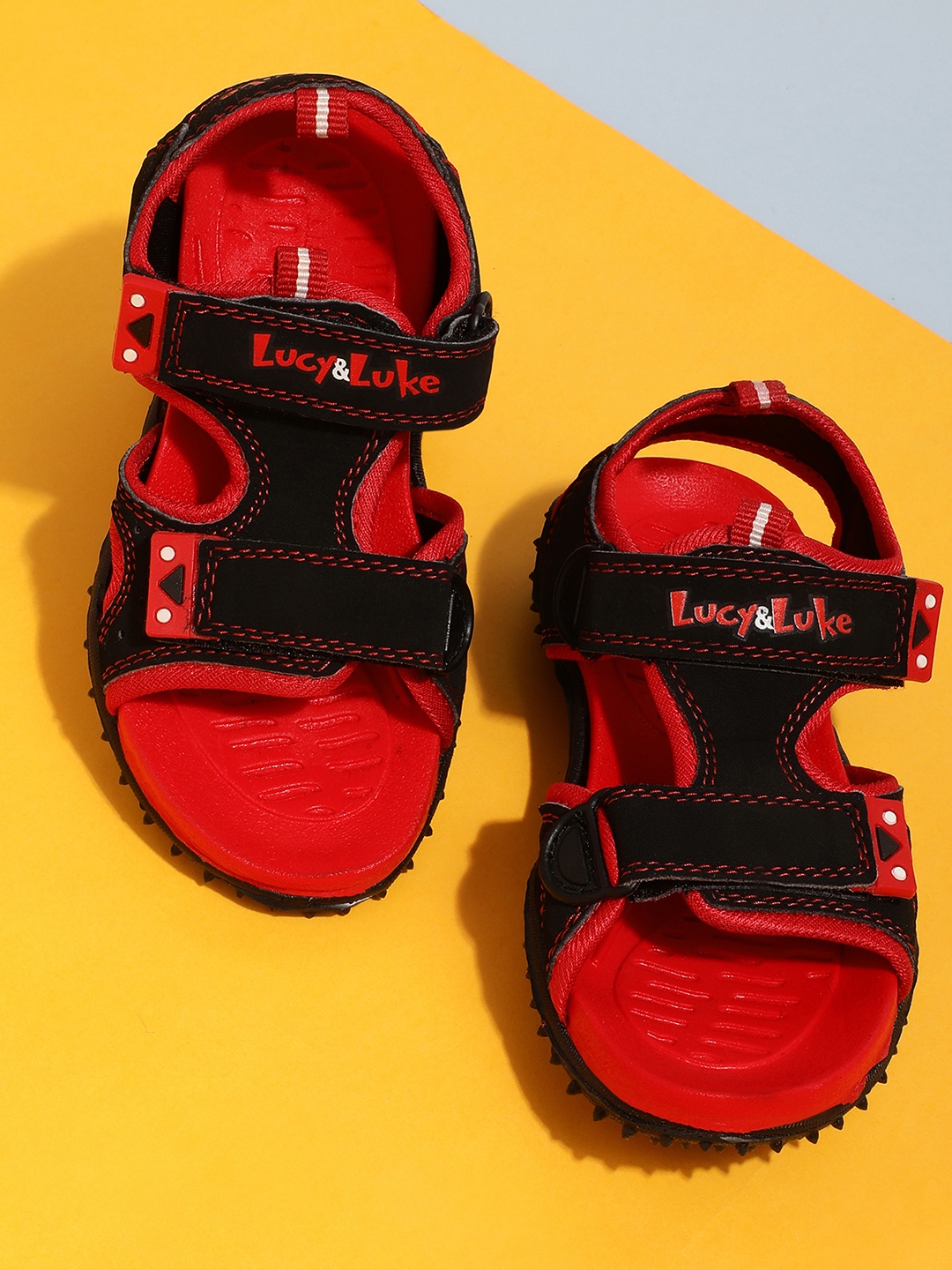 Lucy & Luke by Liberty POLO Black Sandals for Kids