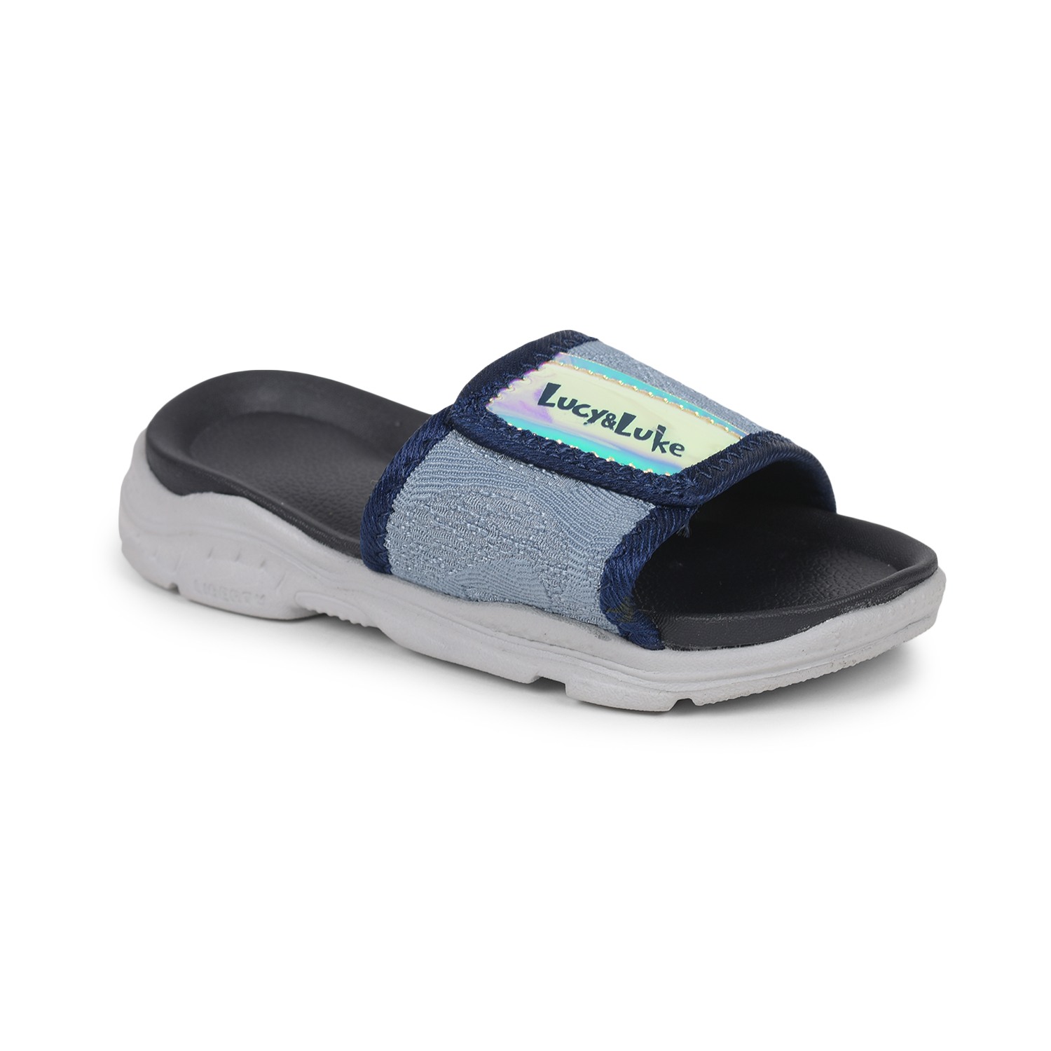 Lucy & Luke by Liberty RICKY-18 S.Blue Flip Flops for Kids