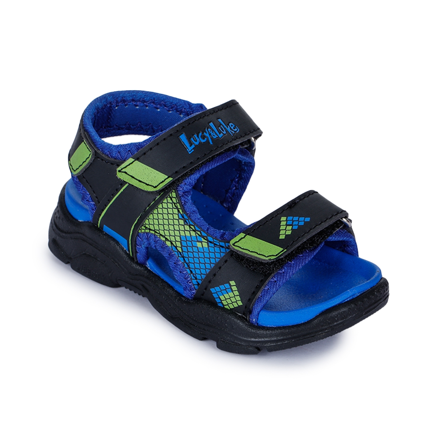 Lucy & Luke by Liberty RICKY-6 Blue Sandals for Kids