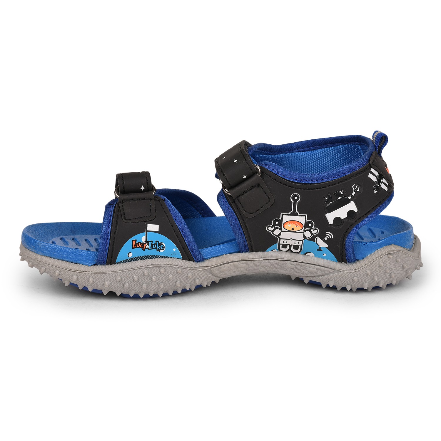 Lucy & Luke by Liberty RICO-19 R.Blue Sandals for Kids