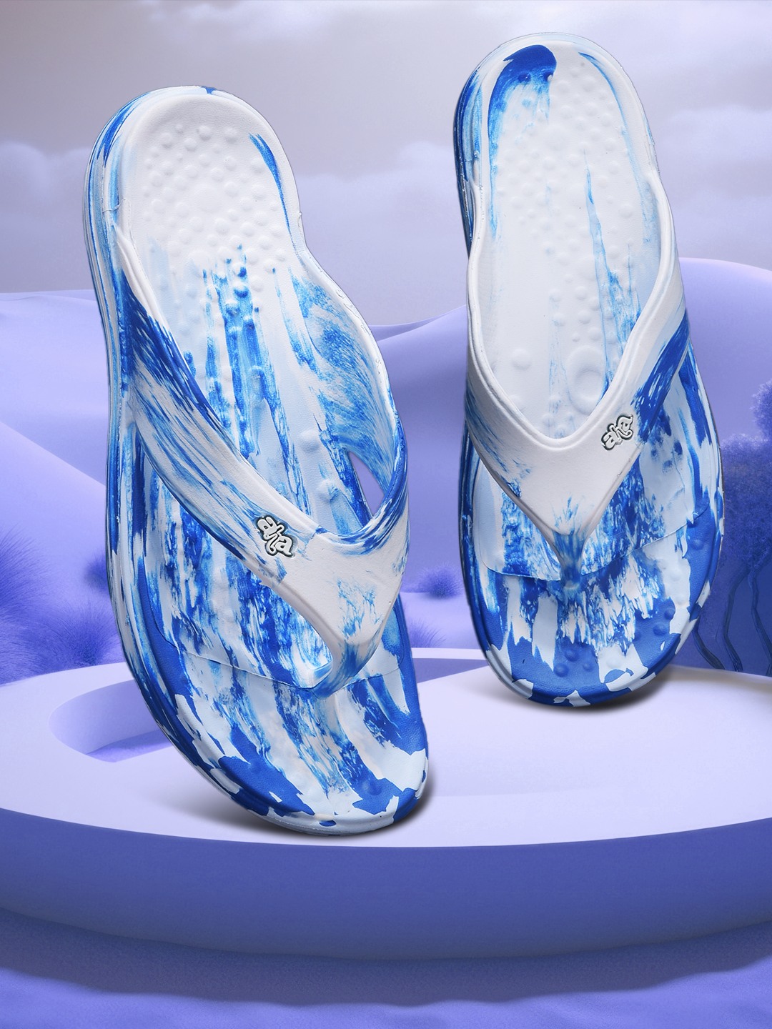 A-HA by Liberty BEACHTIME5 White Slippers for Men