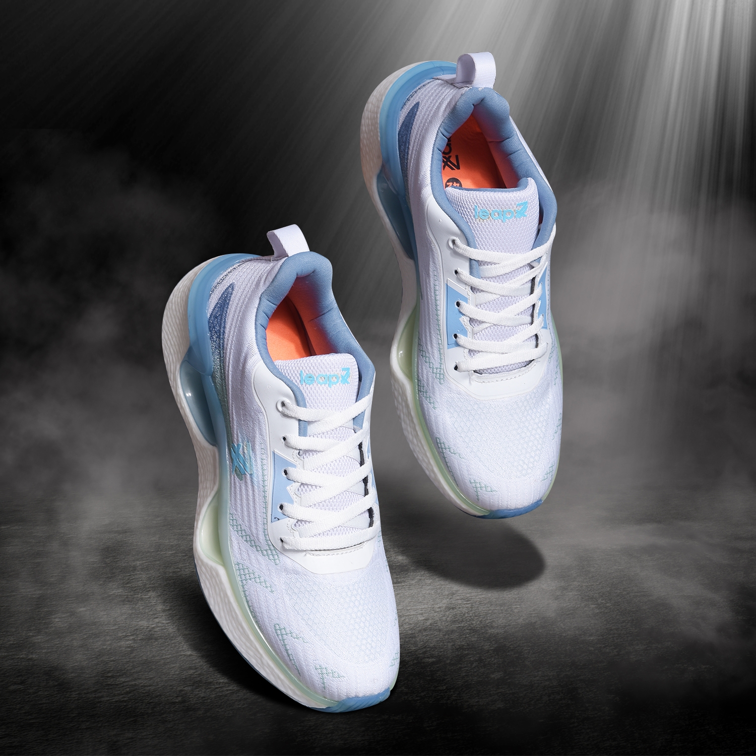 LEAP7X by Liberty RW-10 White Sports Shoes for Men