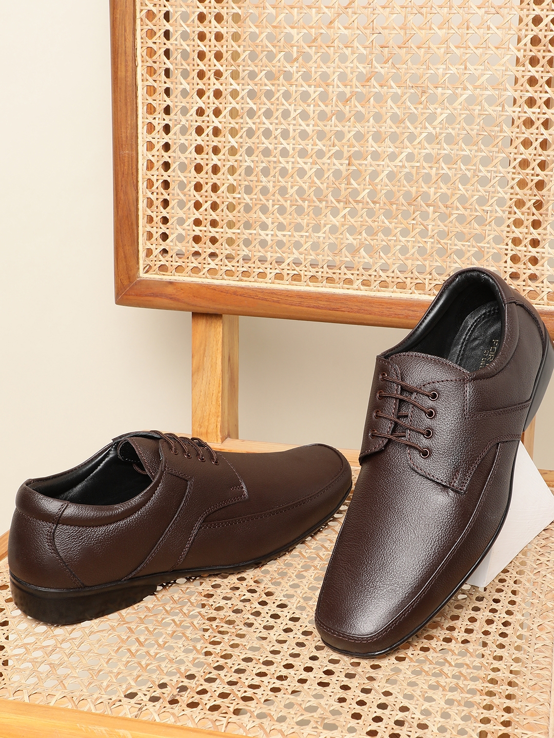 Men'S Fortune Brown Derby Shoes