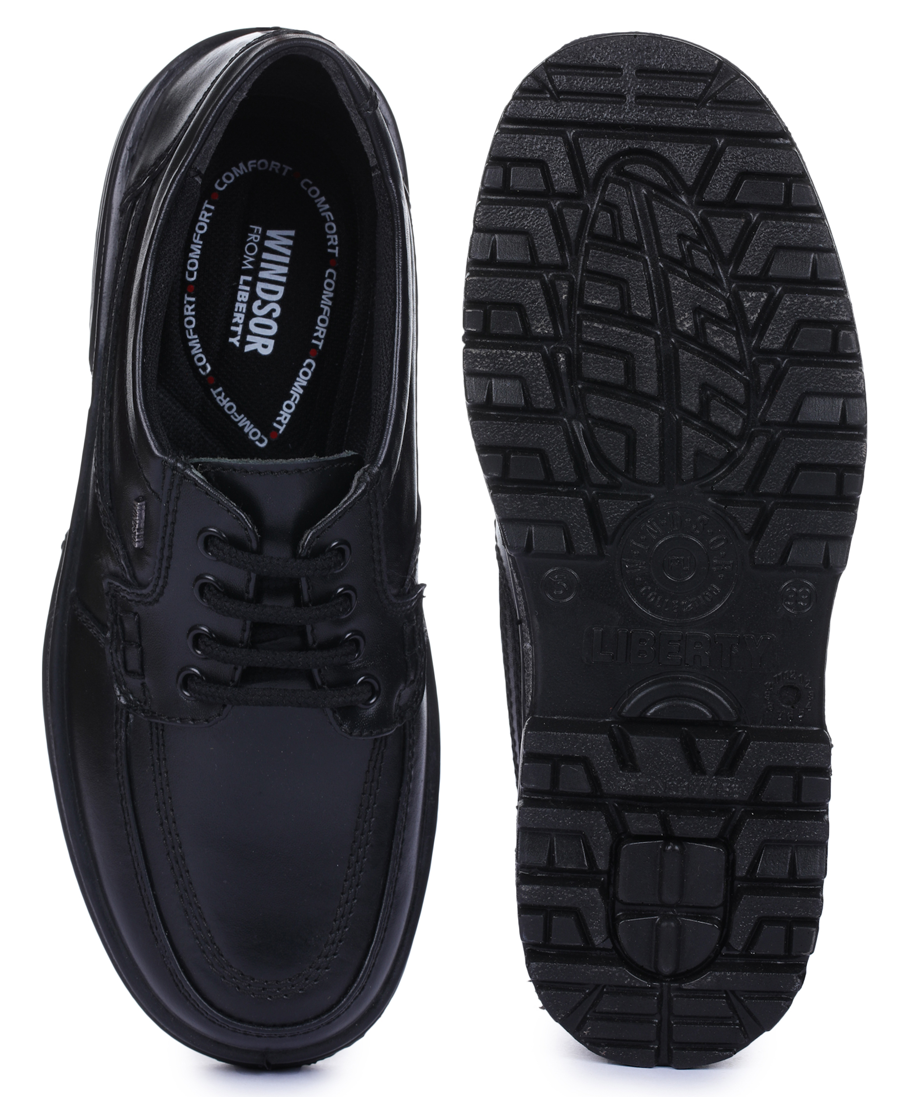 Men S Windsor Black Derby Shoes