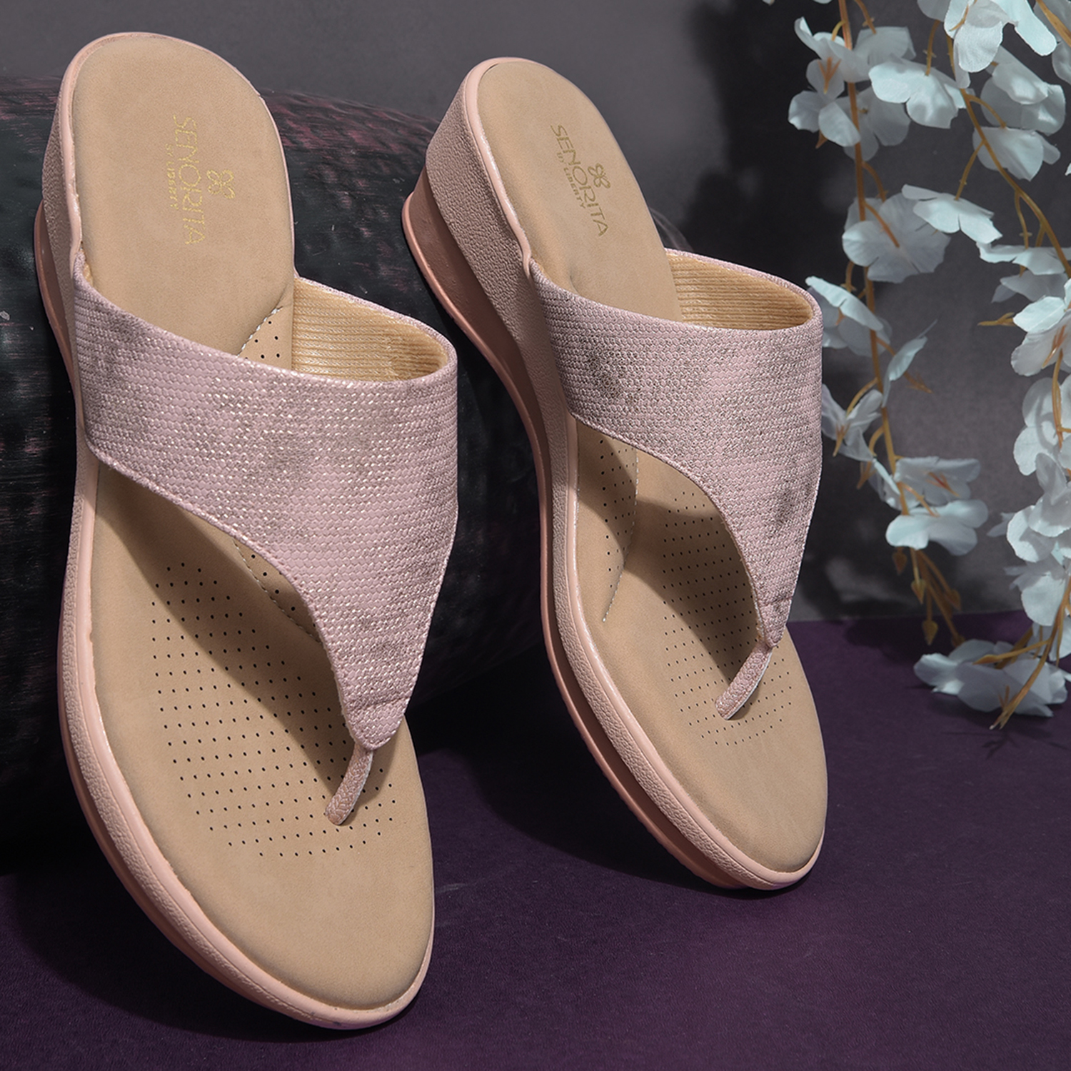 Senorita by Liberty LDF-2 Pink Wedges for Women
