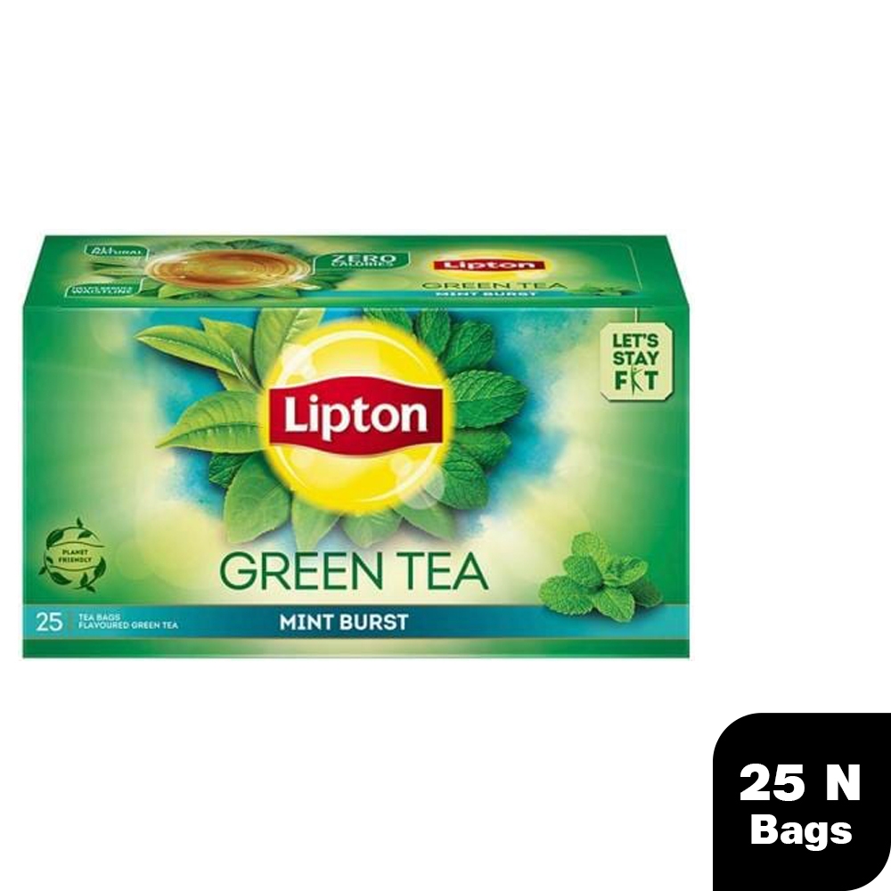 Lipton Mint Burst Green Tea Bags 25 Pcs