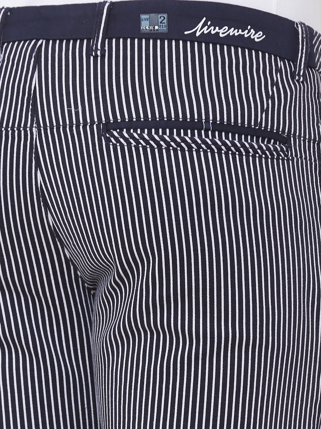 Lars Amadeus Men's Dress Striped Slim Fit Flat Front Business Trousers :  Target