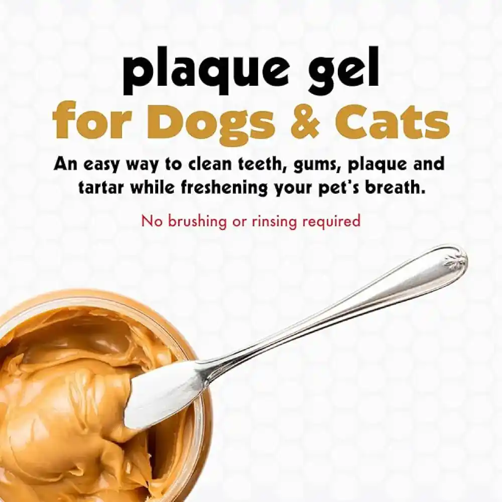 Petkin Peanut Butter Plaque Gel for Dogs and Cats