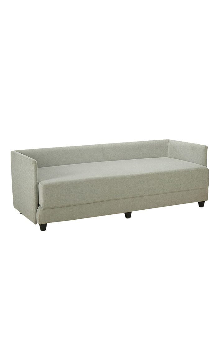 neudot Show Fabric Pull-Out Sofa Cum Bed for Living Room | 3 Seater Sofa Bed for Drawing Room & Bedroom|Diwan| Misty GreyColour