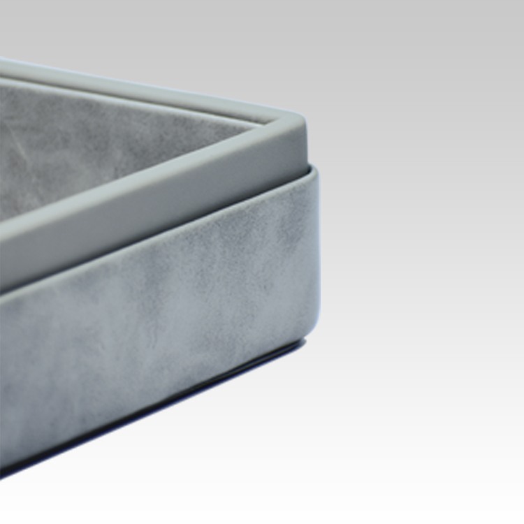 A4 Paper Tray / Letter Tray | Faux Leather | Moderno | Grey