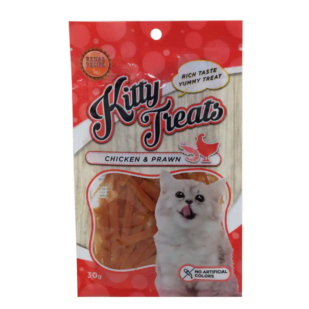 Rena’s Recipe Kitty Treats Chicken with Shrimp Flavour Cat Treats, 30 g