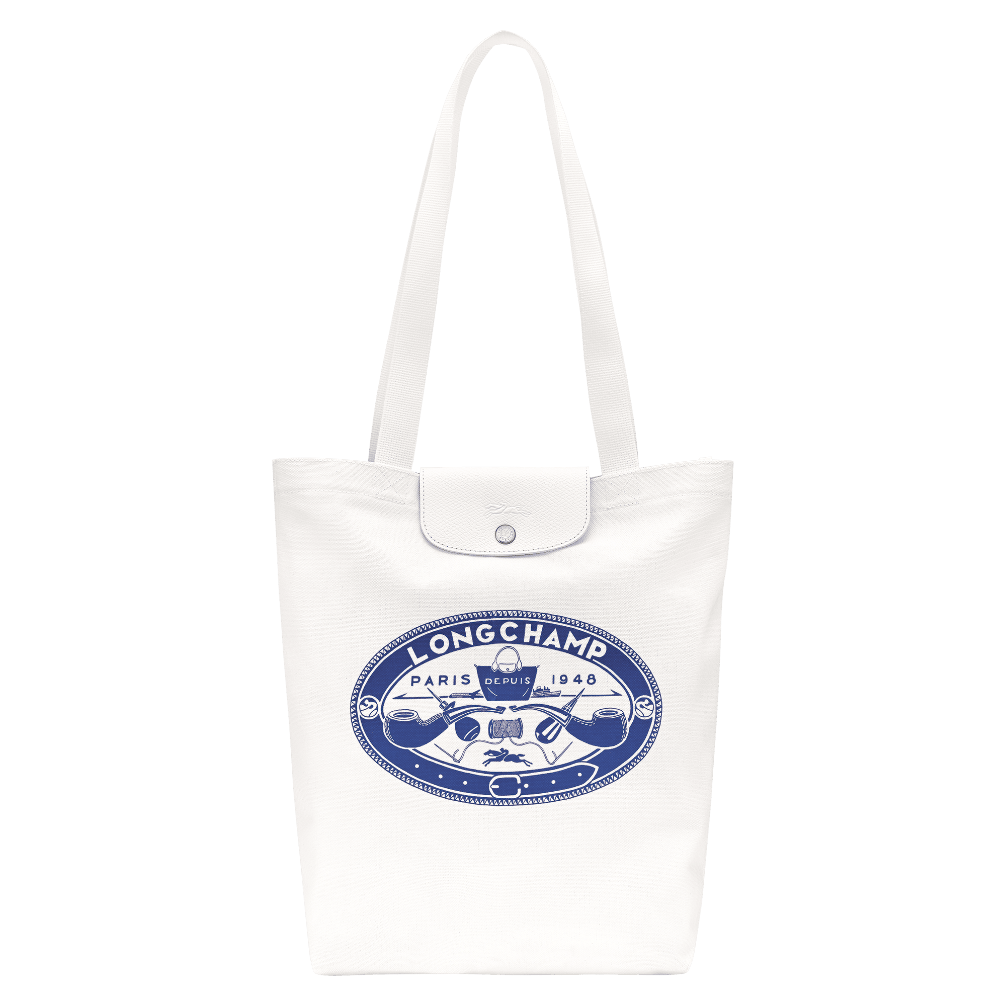 LE PLIAGE X CONSTANTIN SHOULDER BAG ECRU