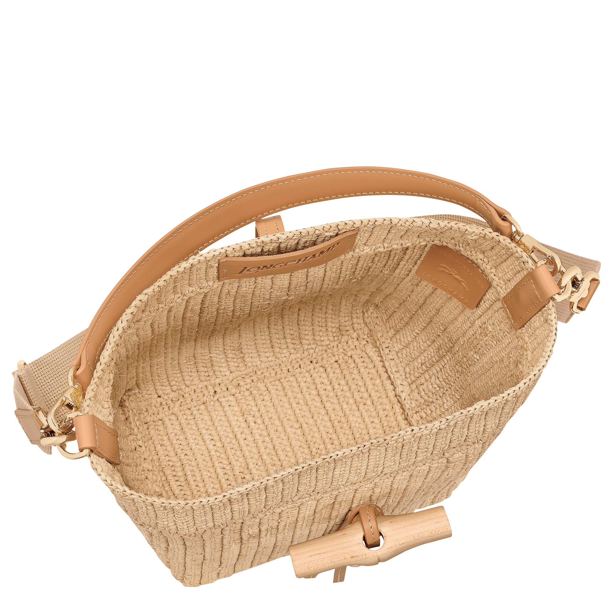 Le Roseau Raphia Bucket bag XS