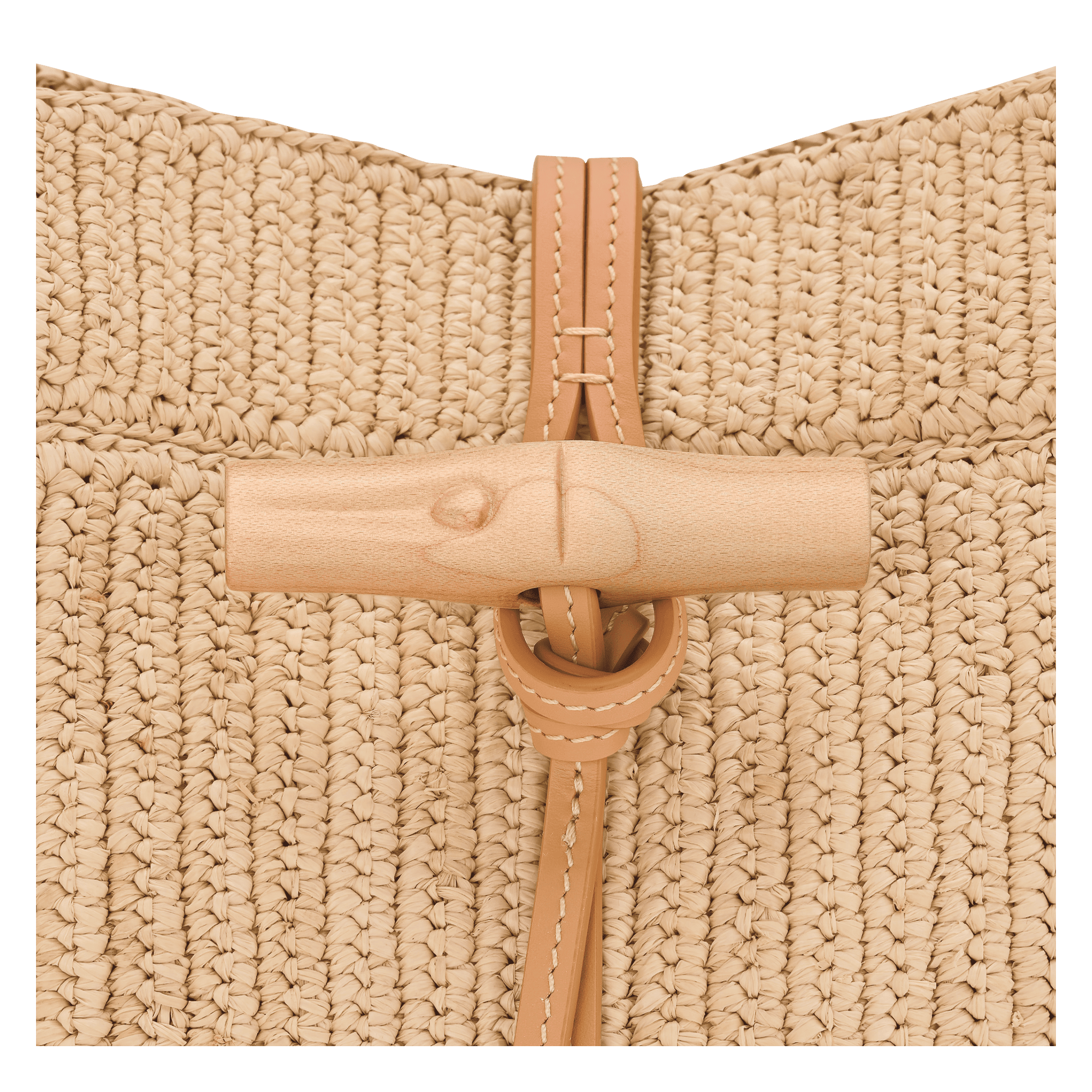 Le Roseau Raphia Bucket bag XS
