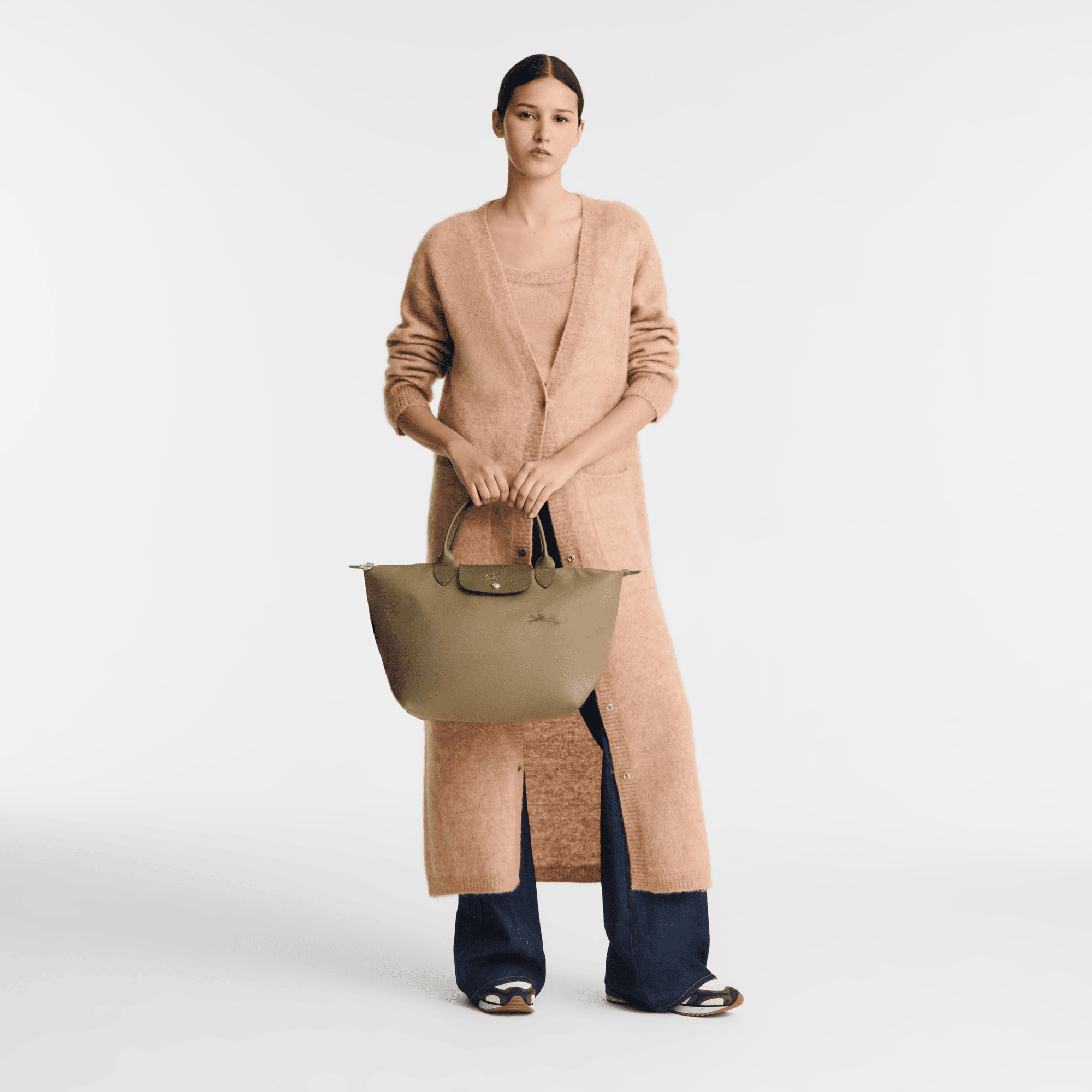 LE PLIAGE GREEN TOP HANDLE BAG ARTICHOKE