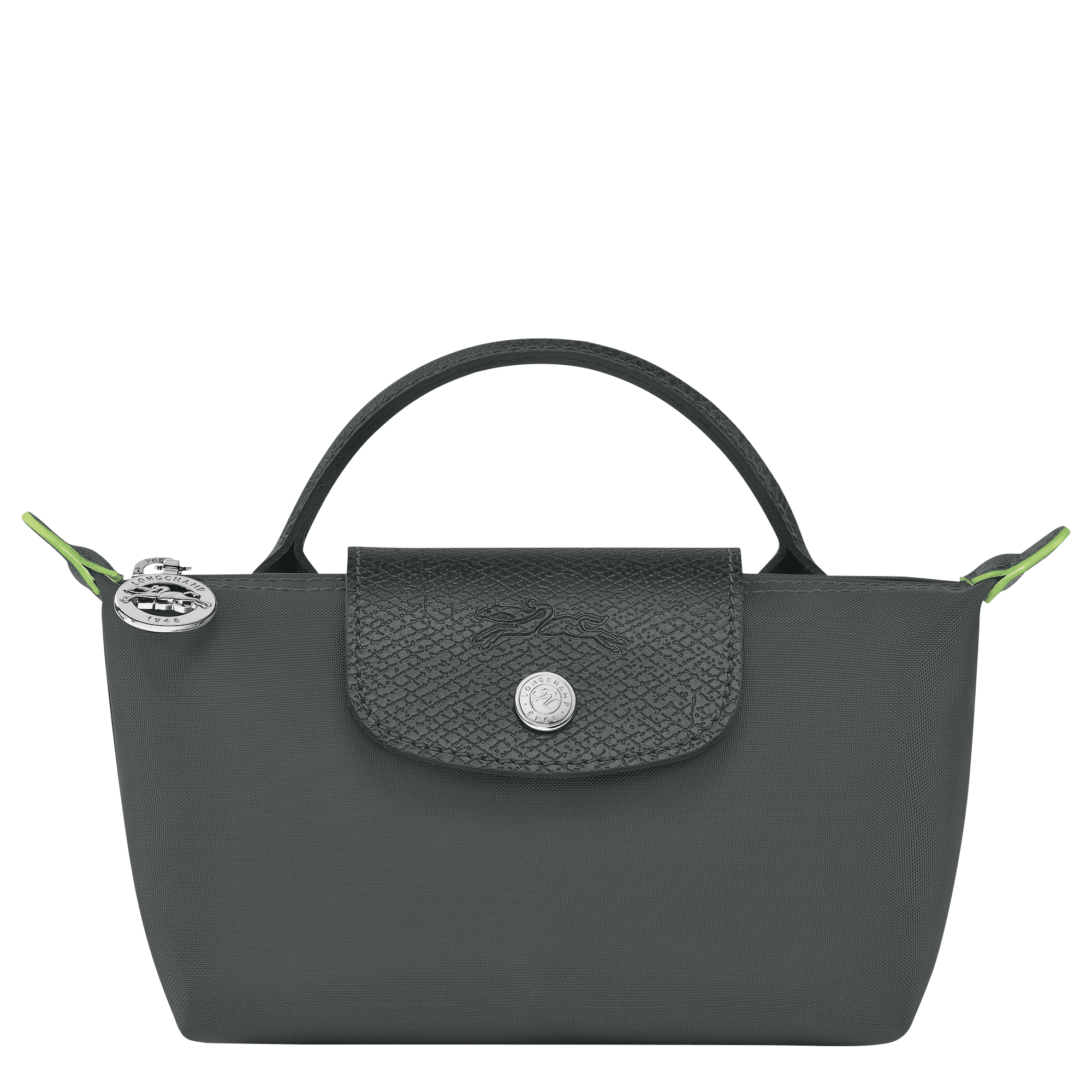 Le Pliage Green  Pouch with handle