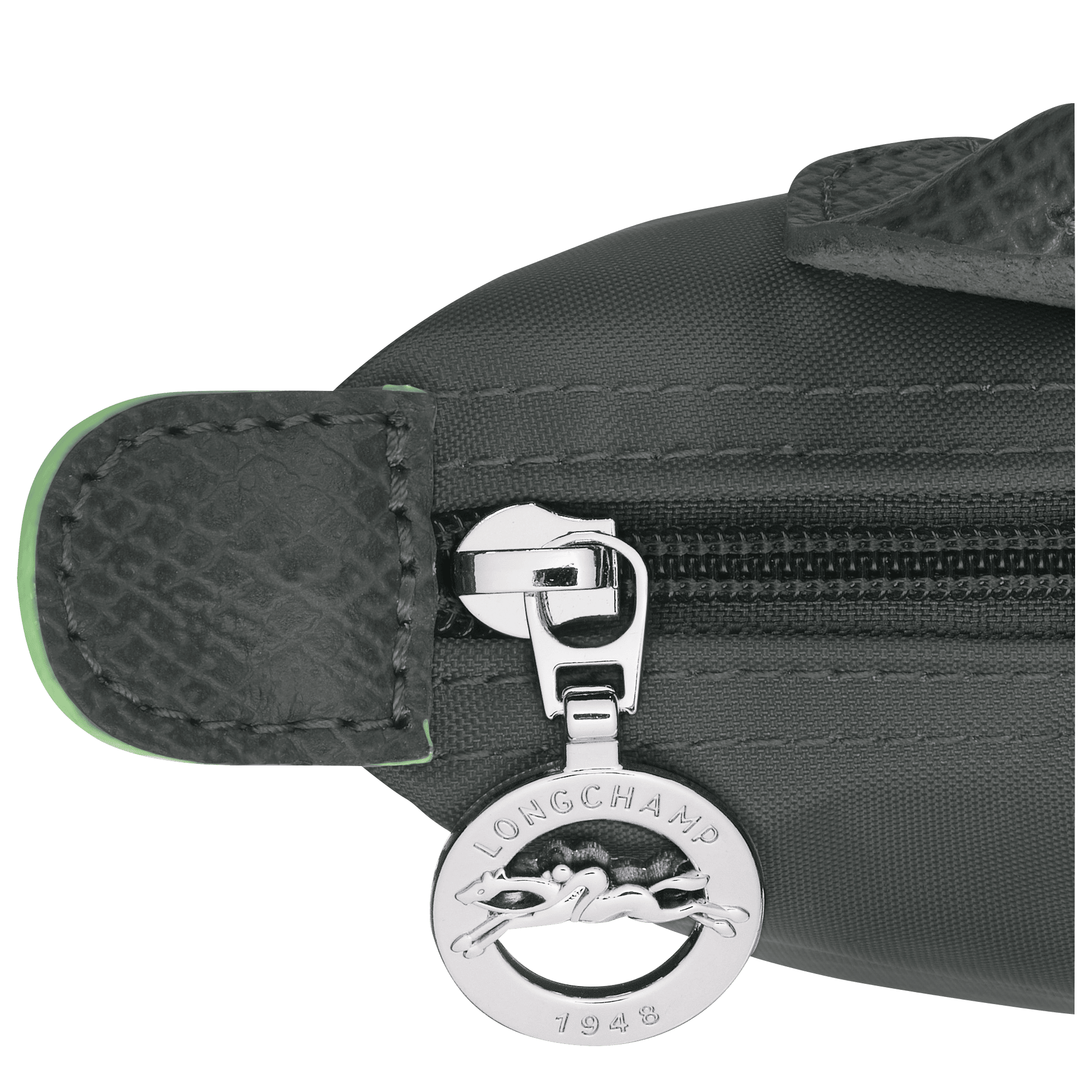 Le Pliage Green  Pouch with handle