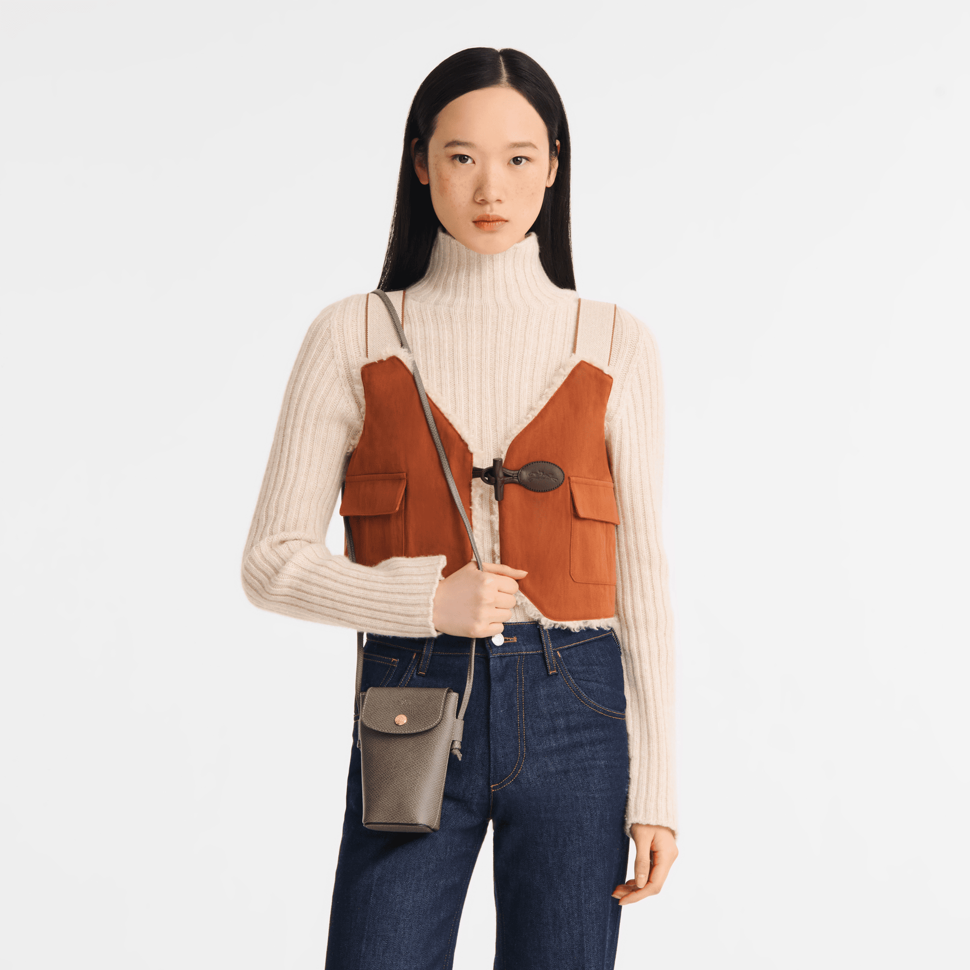 Épure Phone case with leather lace