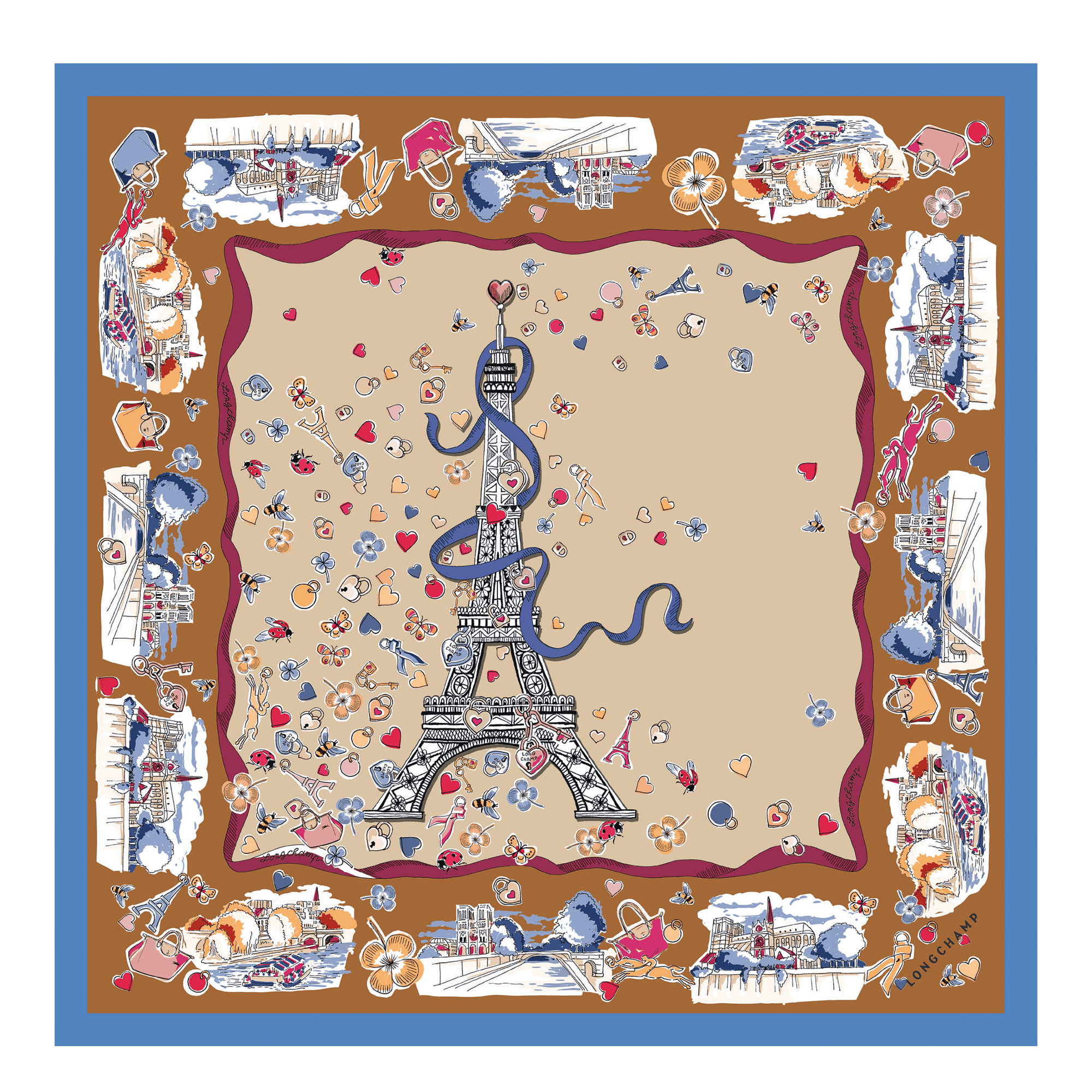 Soie Silk scarf 50