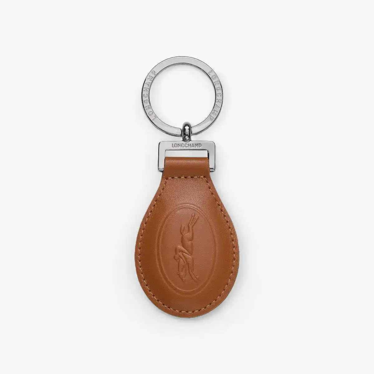 LE FOULONNE KEY RING CARAMEL