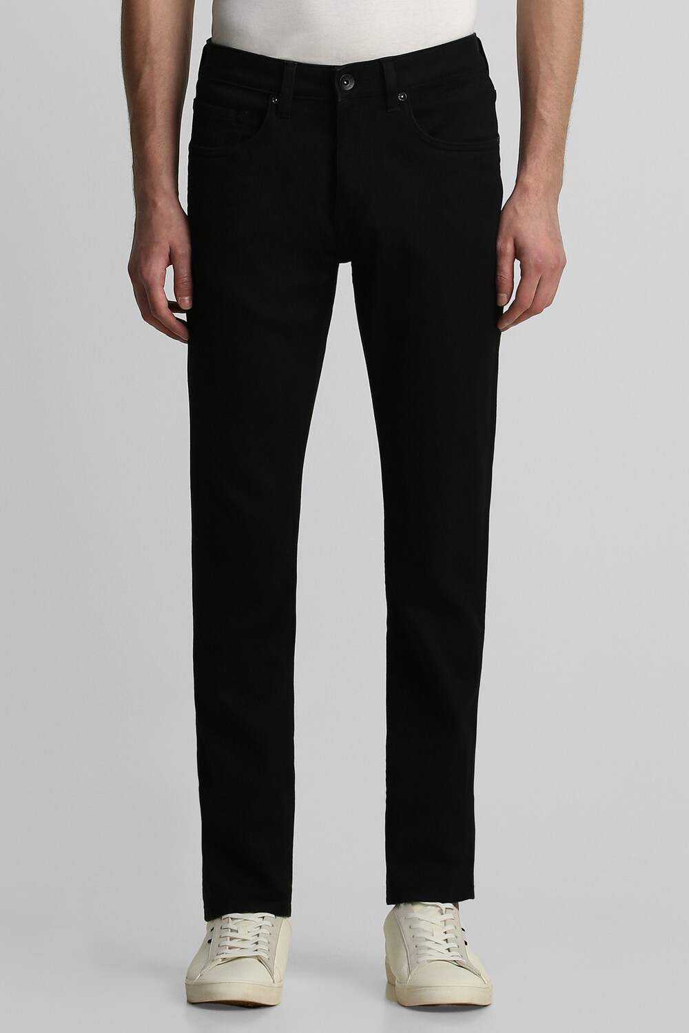 Men Black Dark Slim Fit Jeans