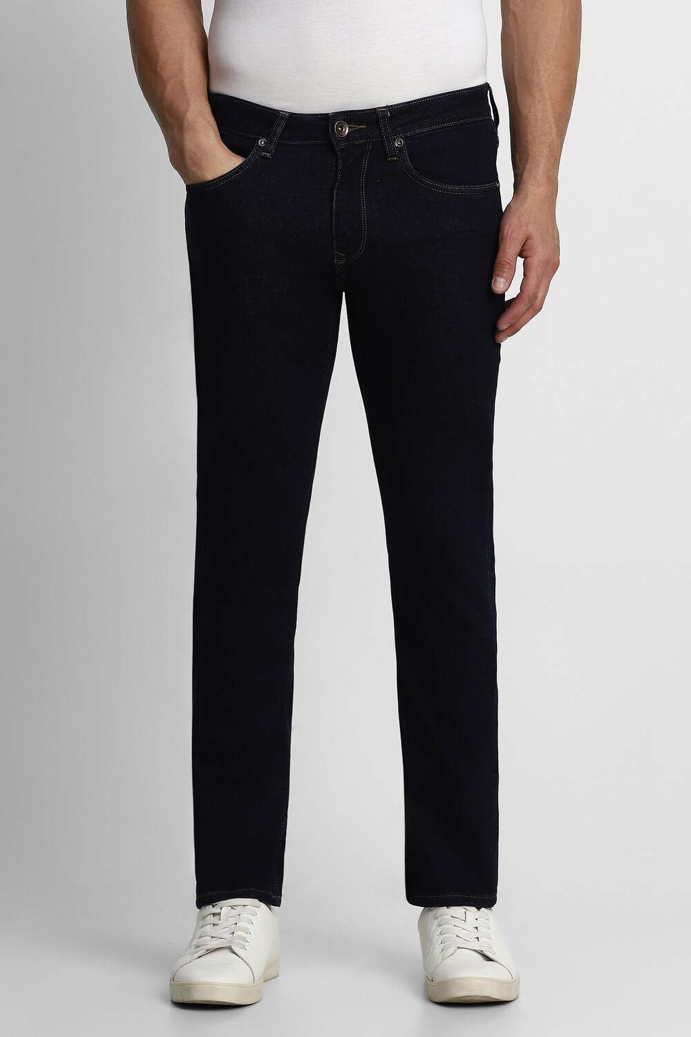 Men Navy Dark Slim Fit Jeans
