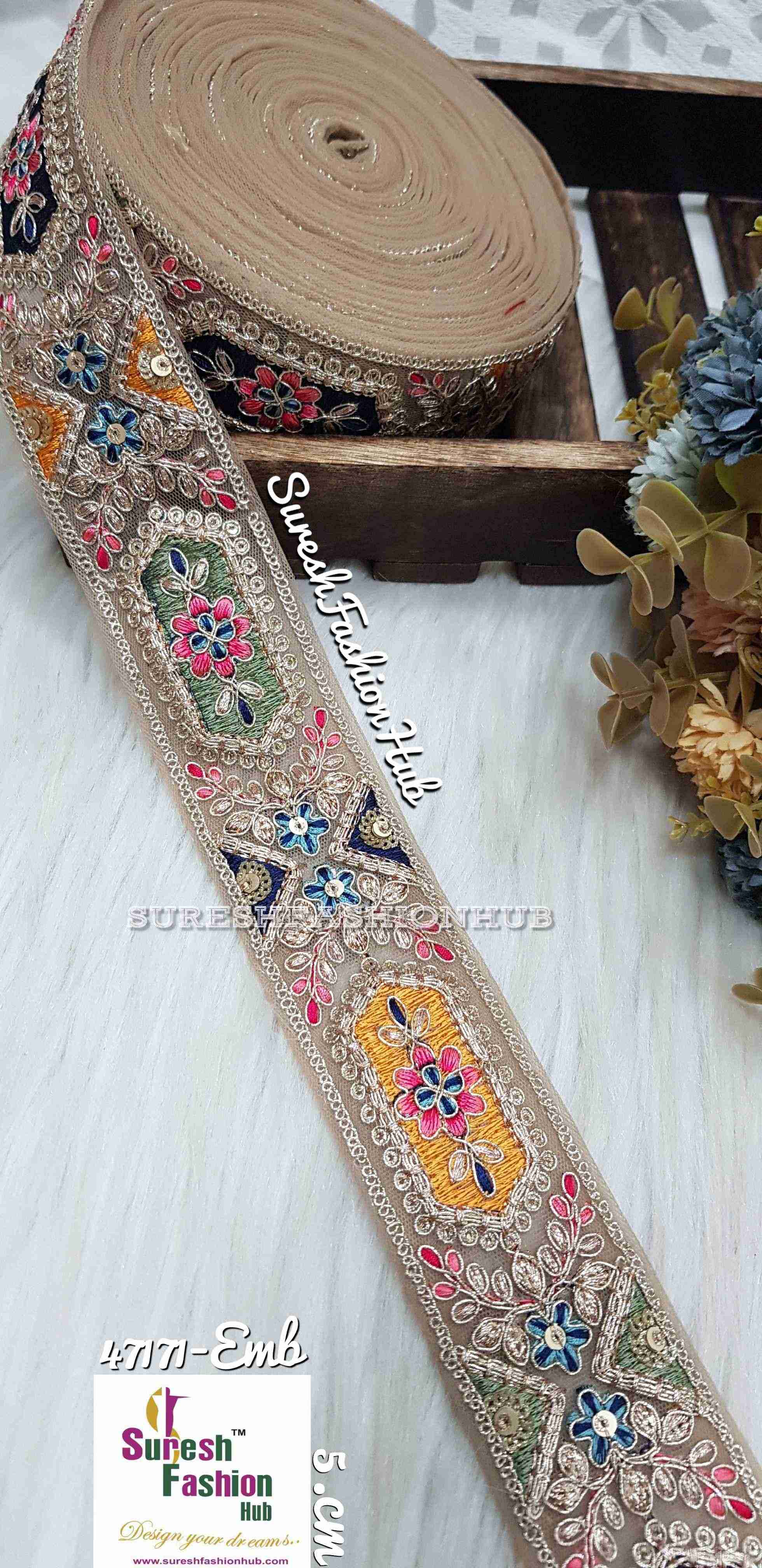 SabyaSachi-Inspired Multi-Color Elegance Lace