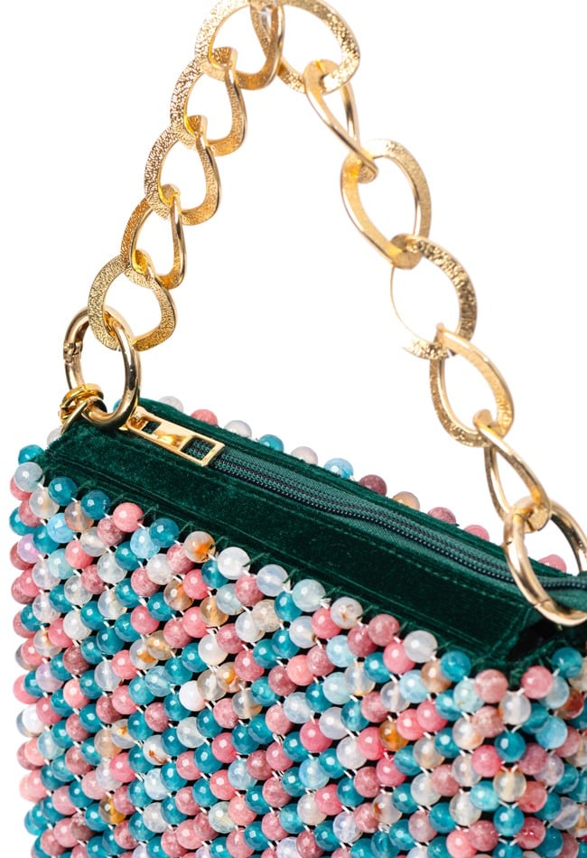 Kaya Dusty Pink & Capri Green