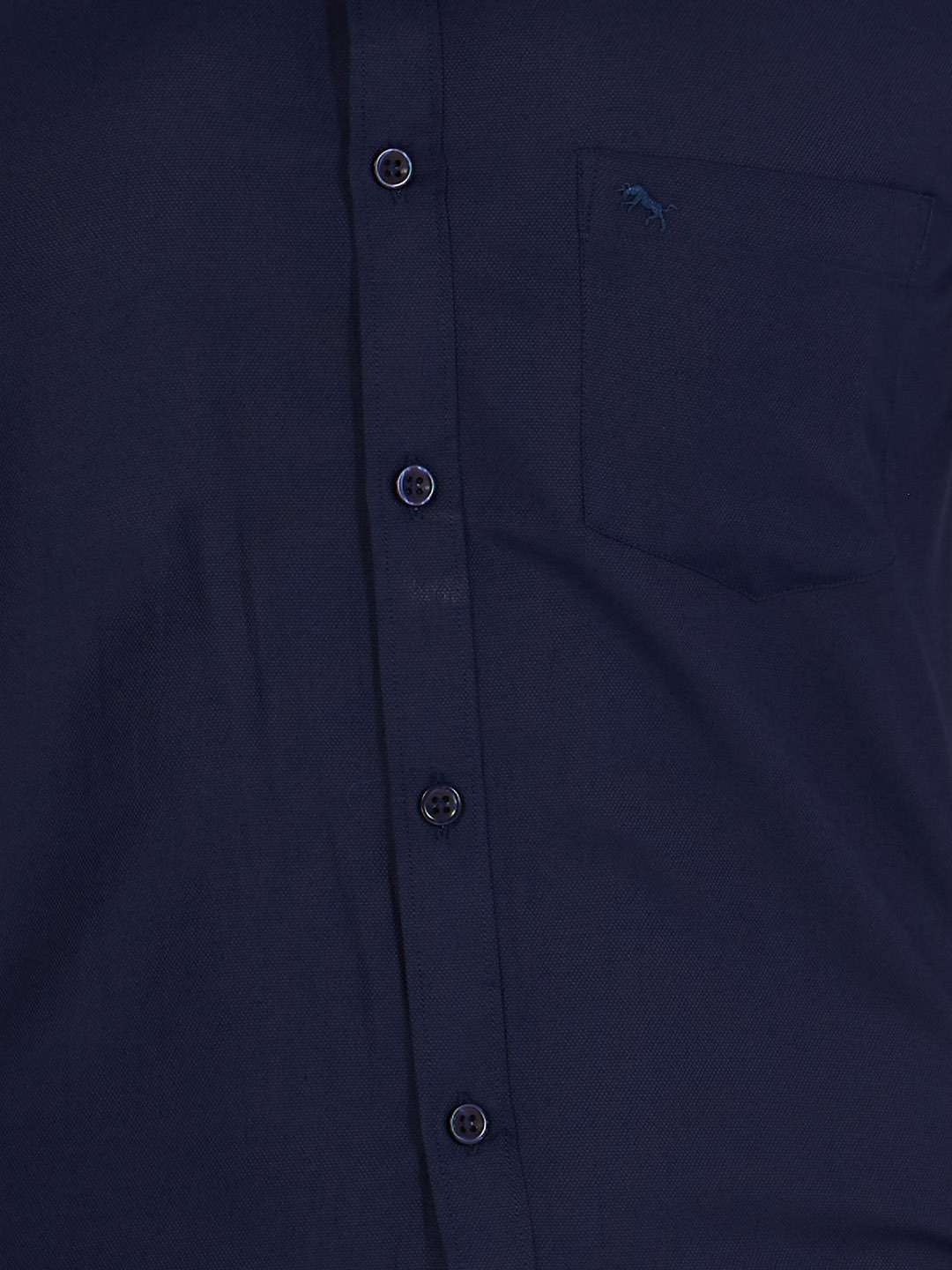 D'cot by Donear Men's Blue Cotton Formal Shirts