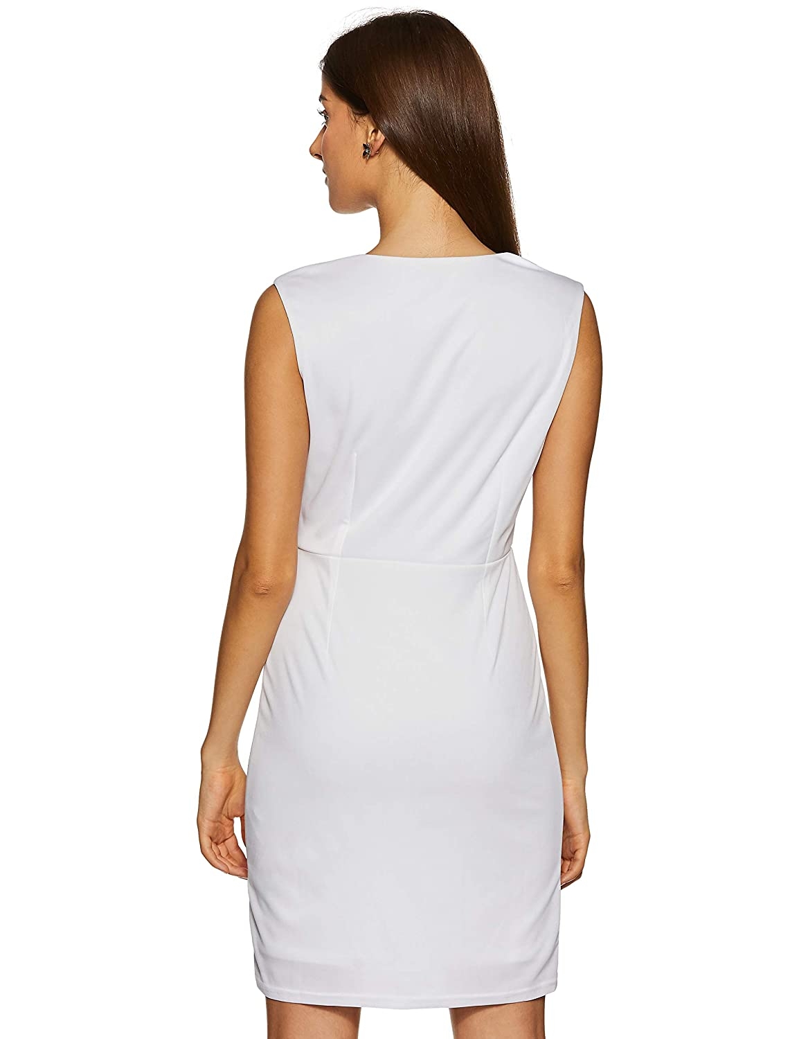 LY2 | LY2 embroidered detail v-neck bodycon Dress 1