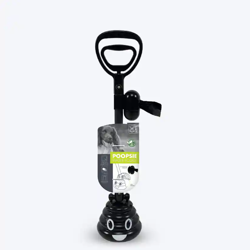 M-Pets Poopsie Waste Scoop for Pets - Black