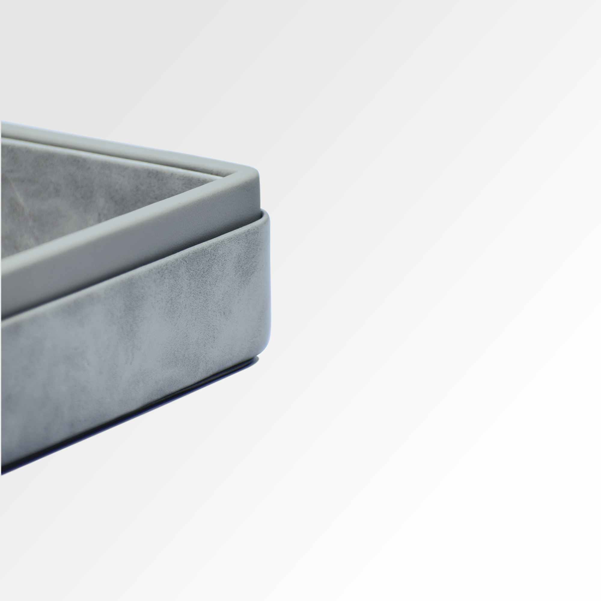 A4 Paper Tray / Letter Tray | Faux Leather | Moderno | Grey