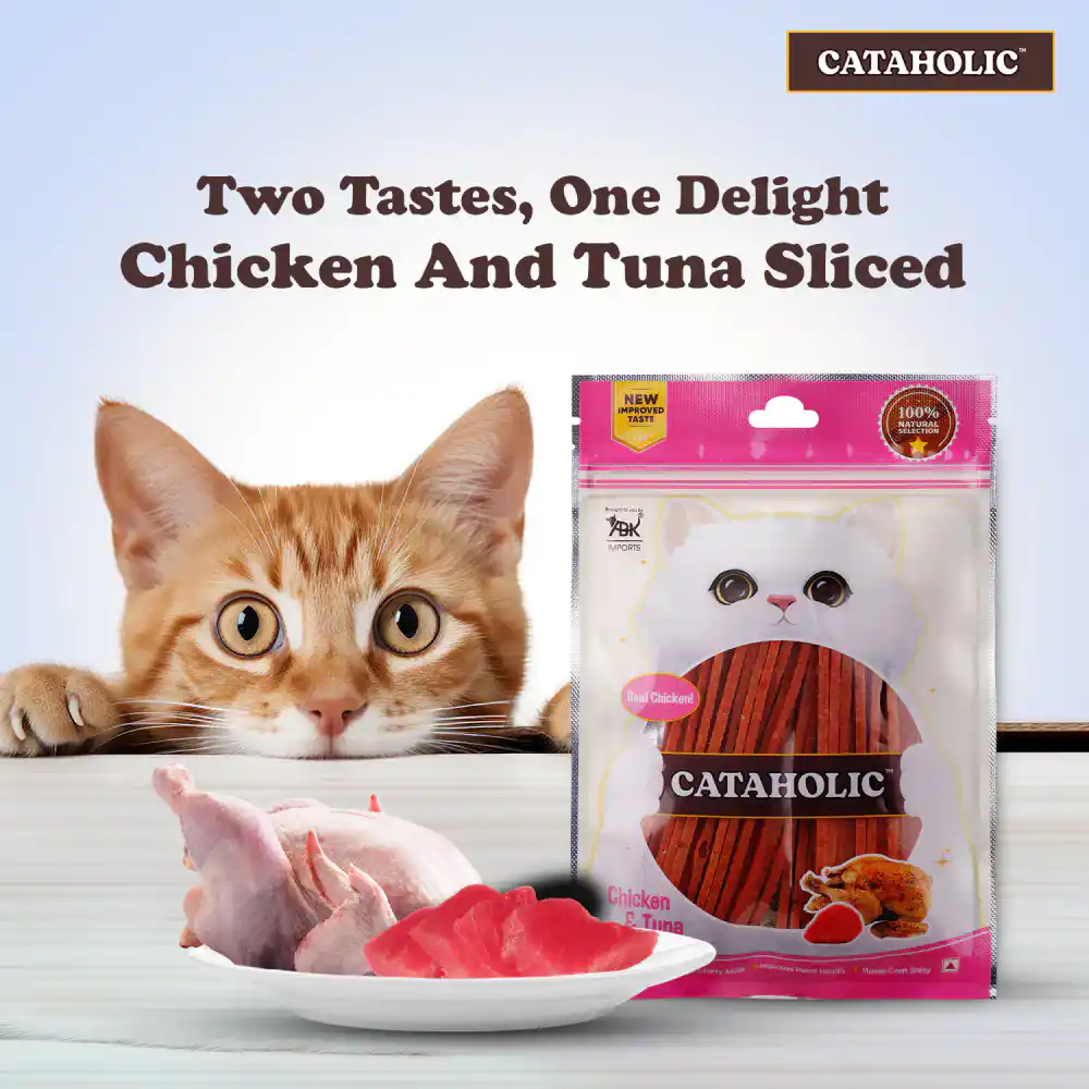 Cataholic Chicken & Tuna Sliced Cat Treats