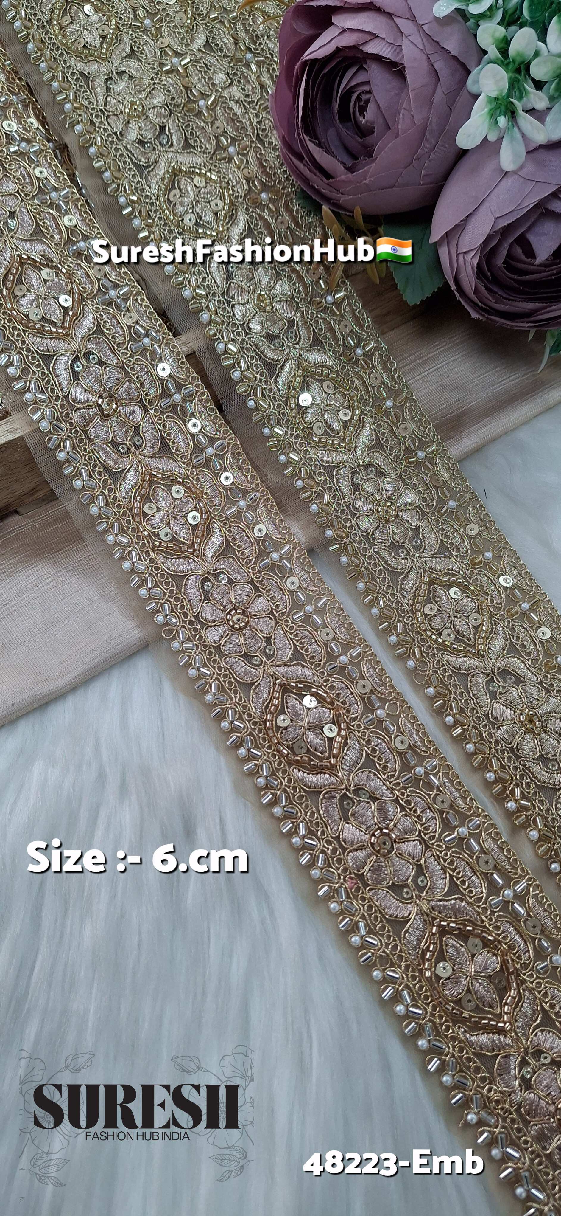 Rose Pearl Luxe Lace
