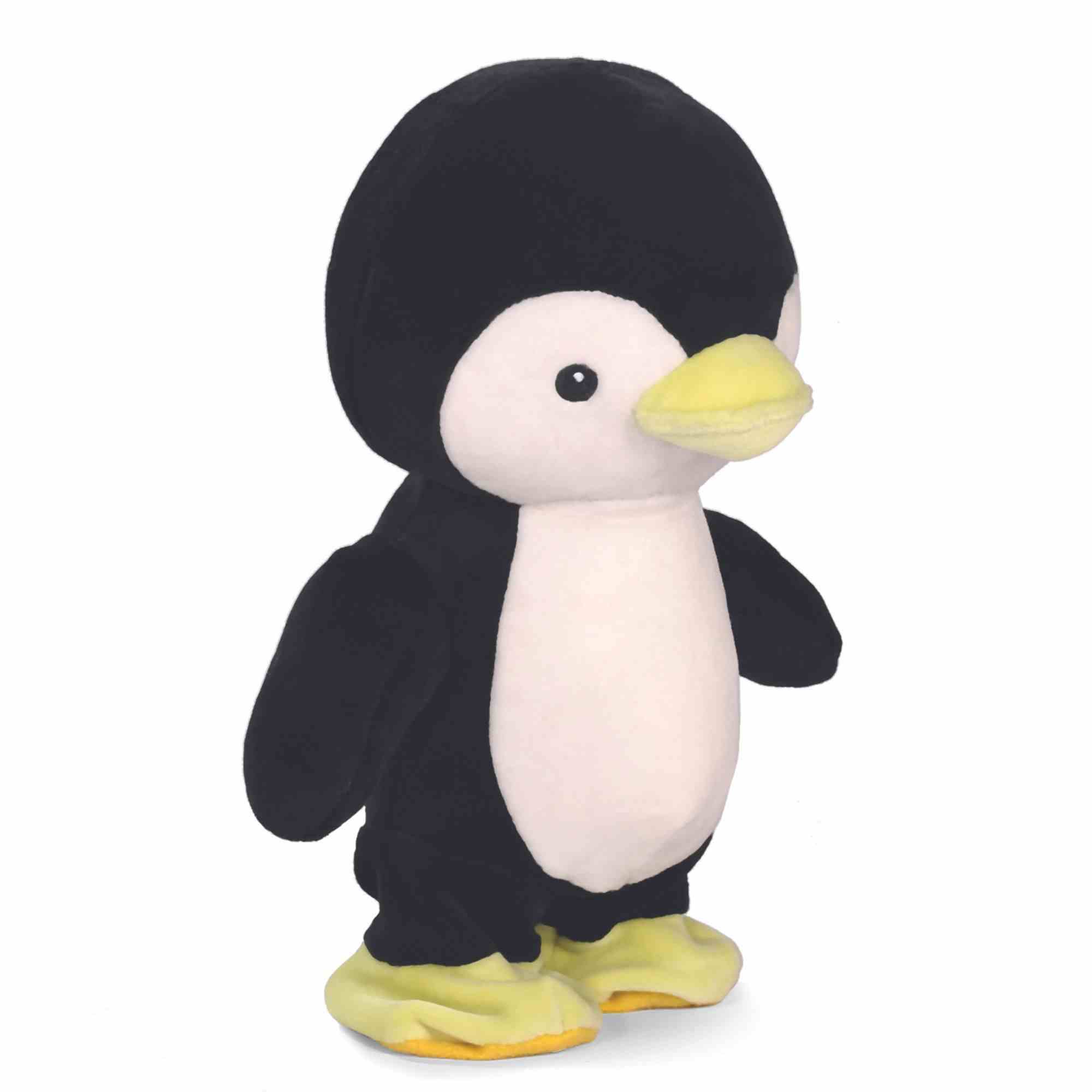 Hamleys Talk-Back Walk N Talk Penguin, Soft Penguin Plush, Multicolour, 3Y+