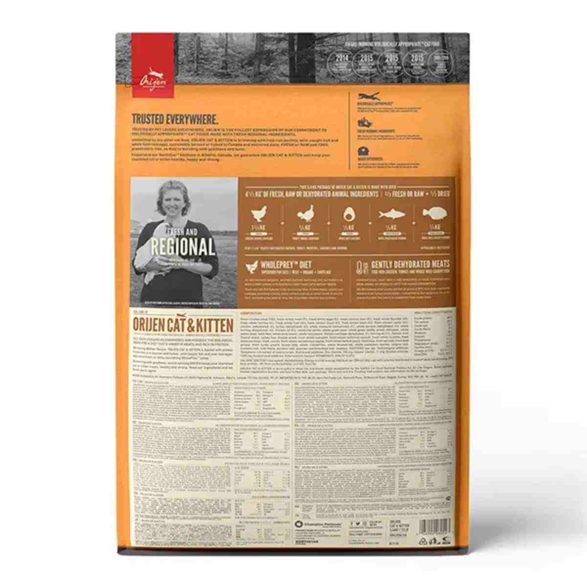 Orijen Cat & Kitten Dry Cat Food